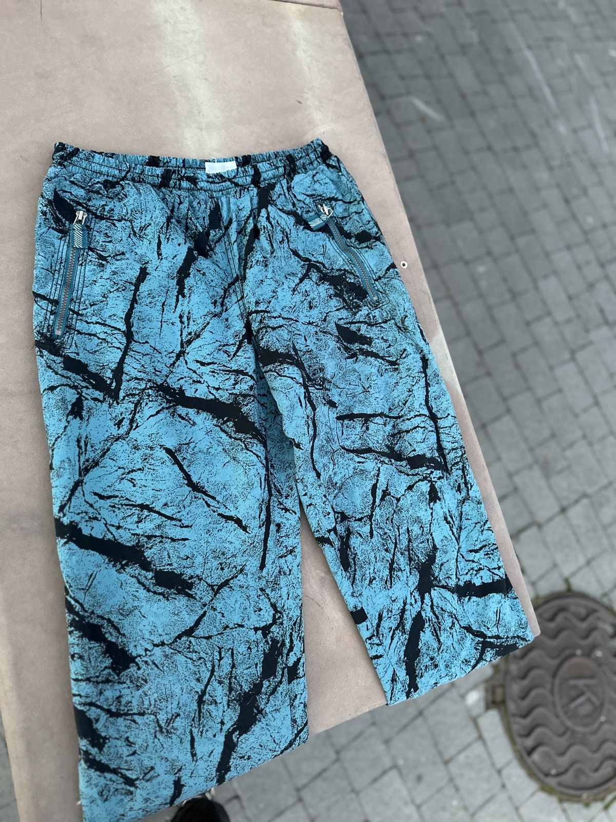 Reebok Vintage 90s Reebok Track Drill Pants Rock Travis Style rare Size US 32 / EU 48 - 3 Thumbnail