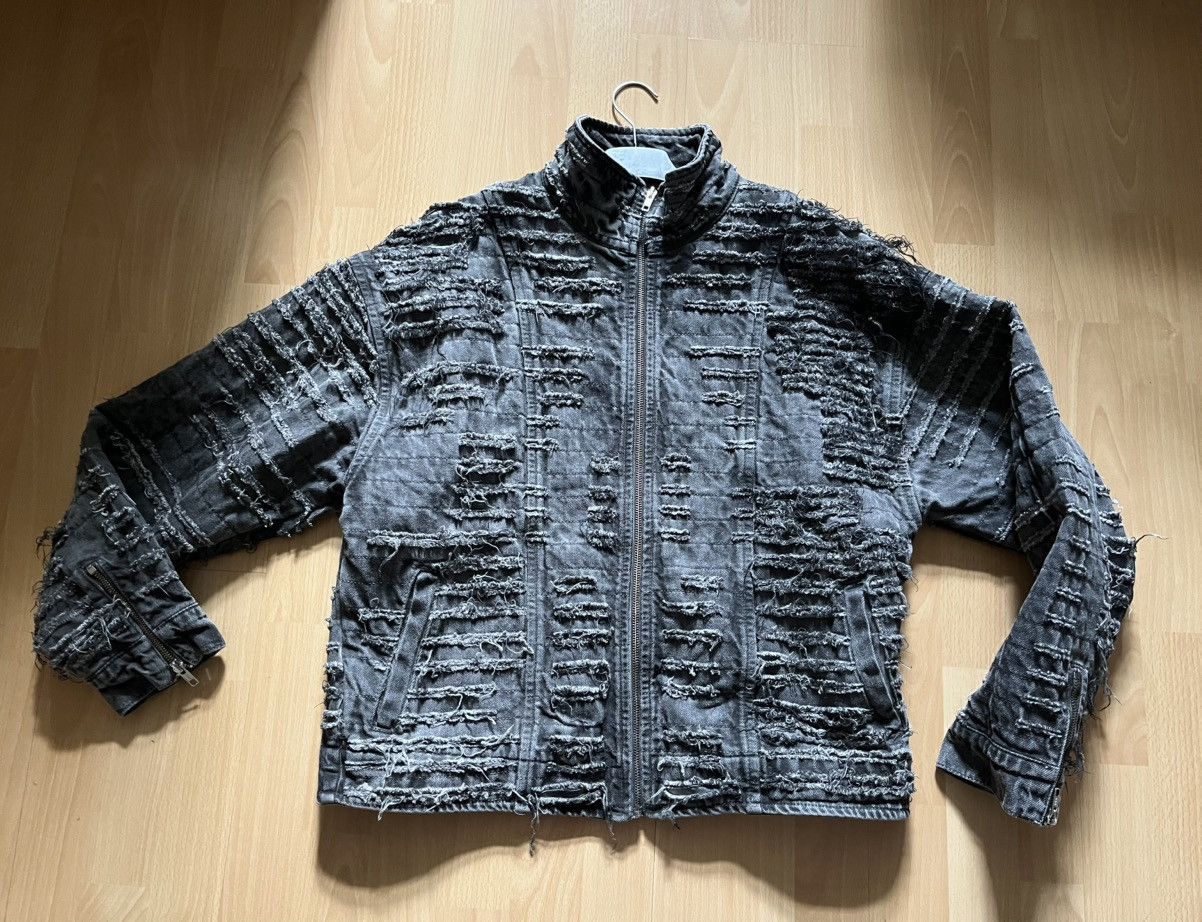 Japanese Brand Heavily distressed jeans denim jacket japanese style size L Size US M / EU 48-50 / 2 - 2 Thumbnail
