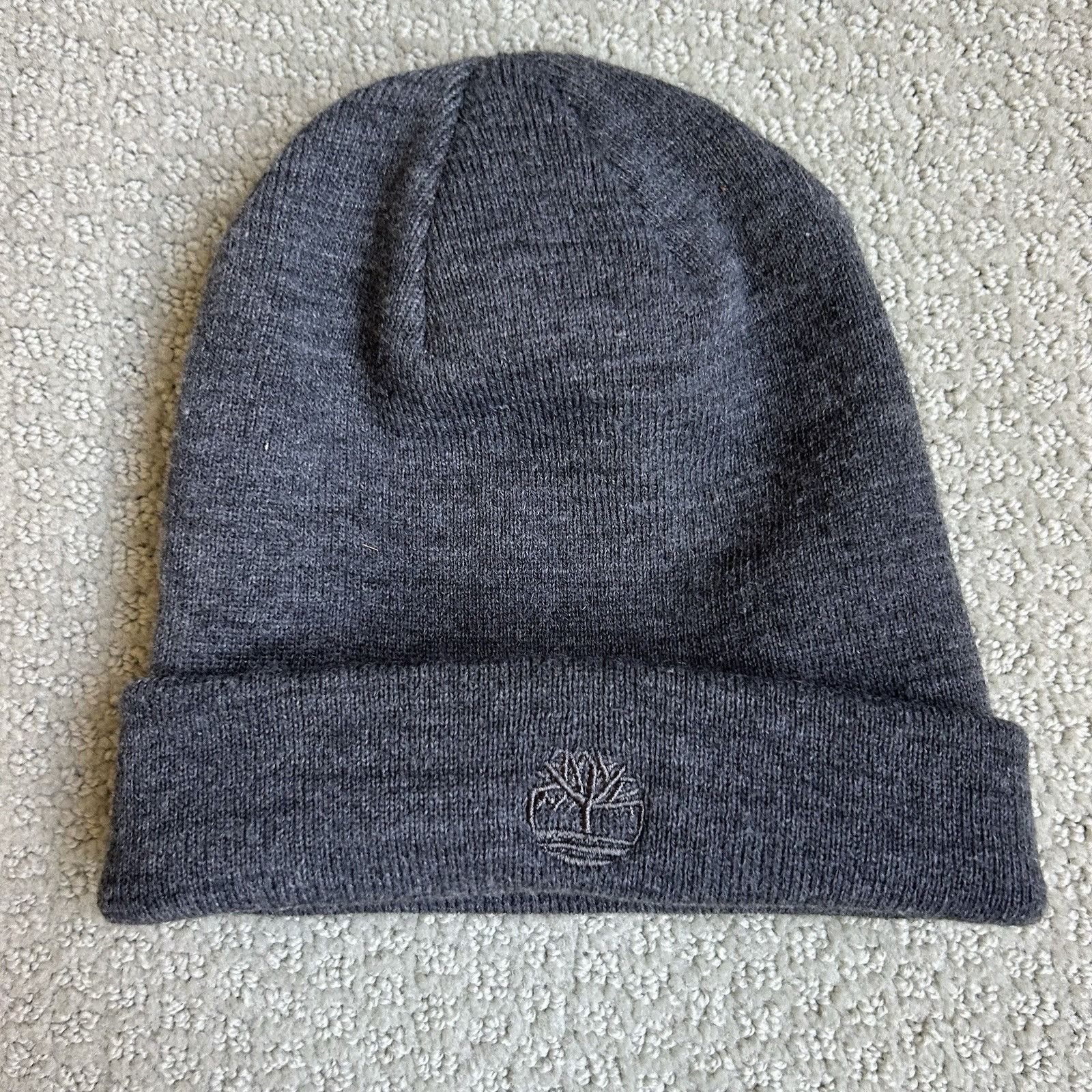 Timberland Timberland Men’s Logo Cuff Watch Cap Beanie Winter Hat Gray Size ONE SIZE - 3 Thumbnail