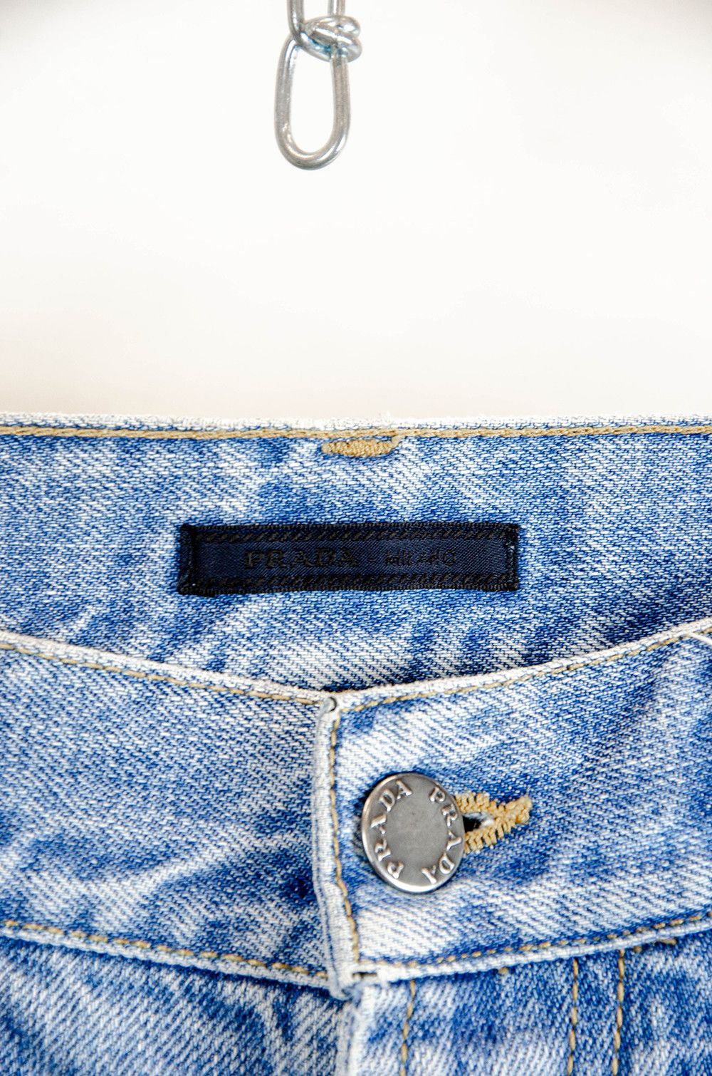 Prada Prada Light Wash Straight Leg Jeans Size 32 Size US 32 / EU 48 - 6 Thumbnail