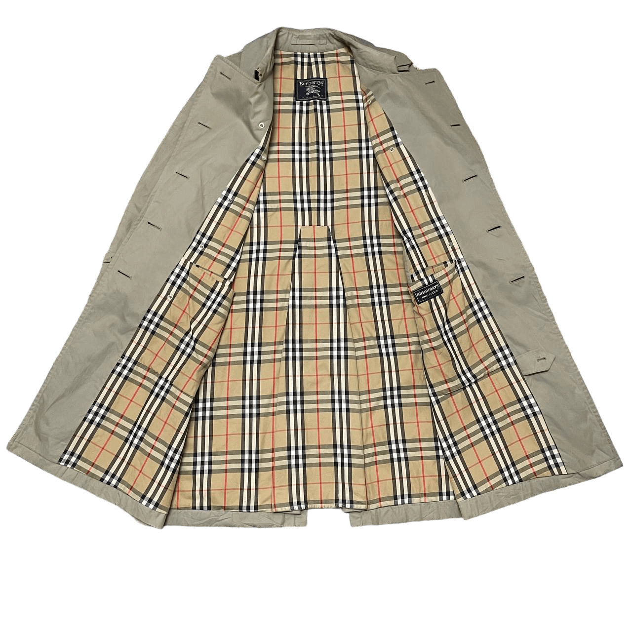 Burberry Vintage Burberry Nova Check Trench Coat Made in England Size US M / EU 48-50 / 2 - 9 Thumbnail