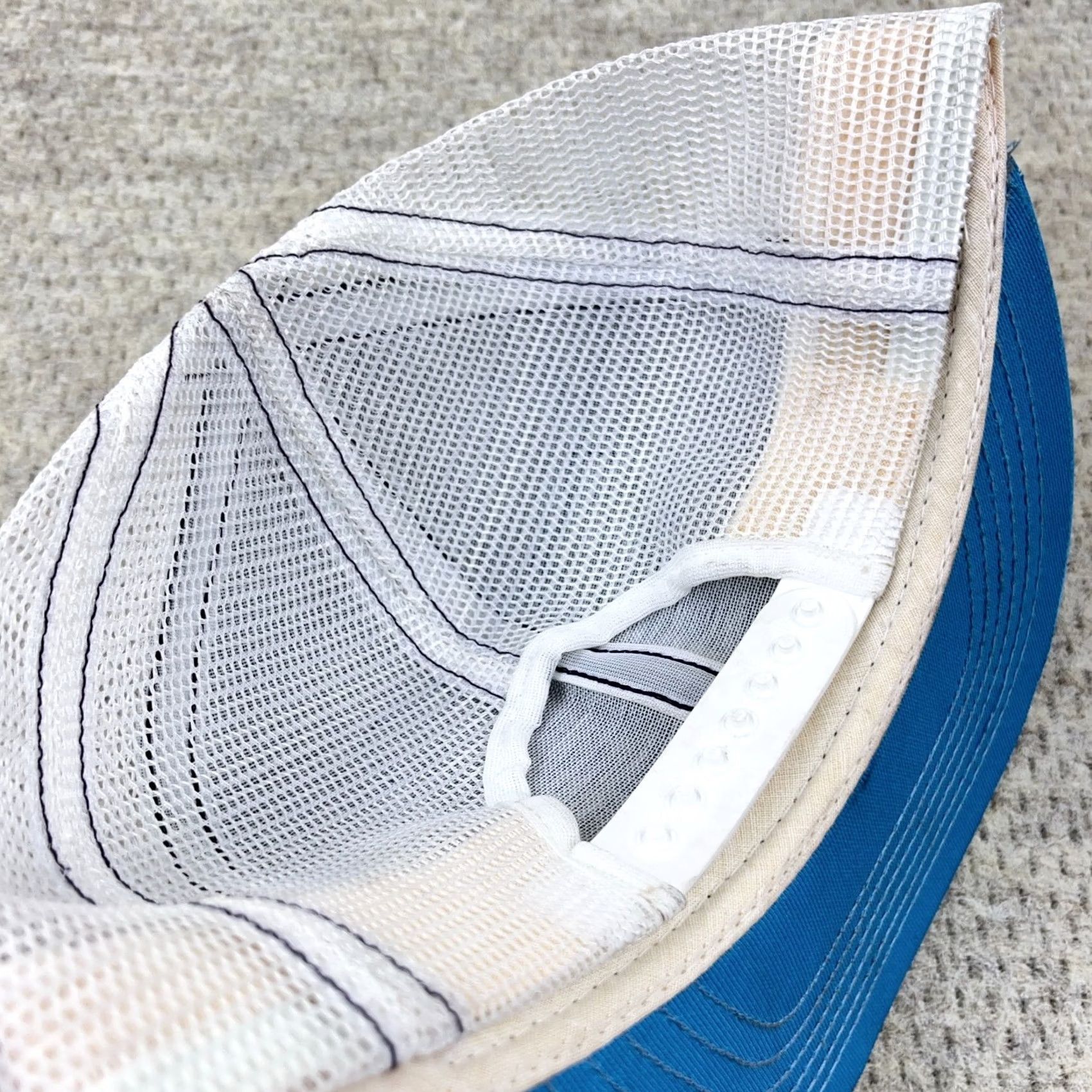 Vintage VINTAGE Swingster Trucker Hat Cap Snapback USA 80s Clipper Pirate Ship Boat Men One Size Blue Cotton Twill Adjustable Size ONE SIZE - 6 Thumbnail