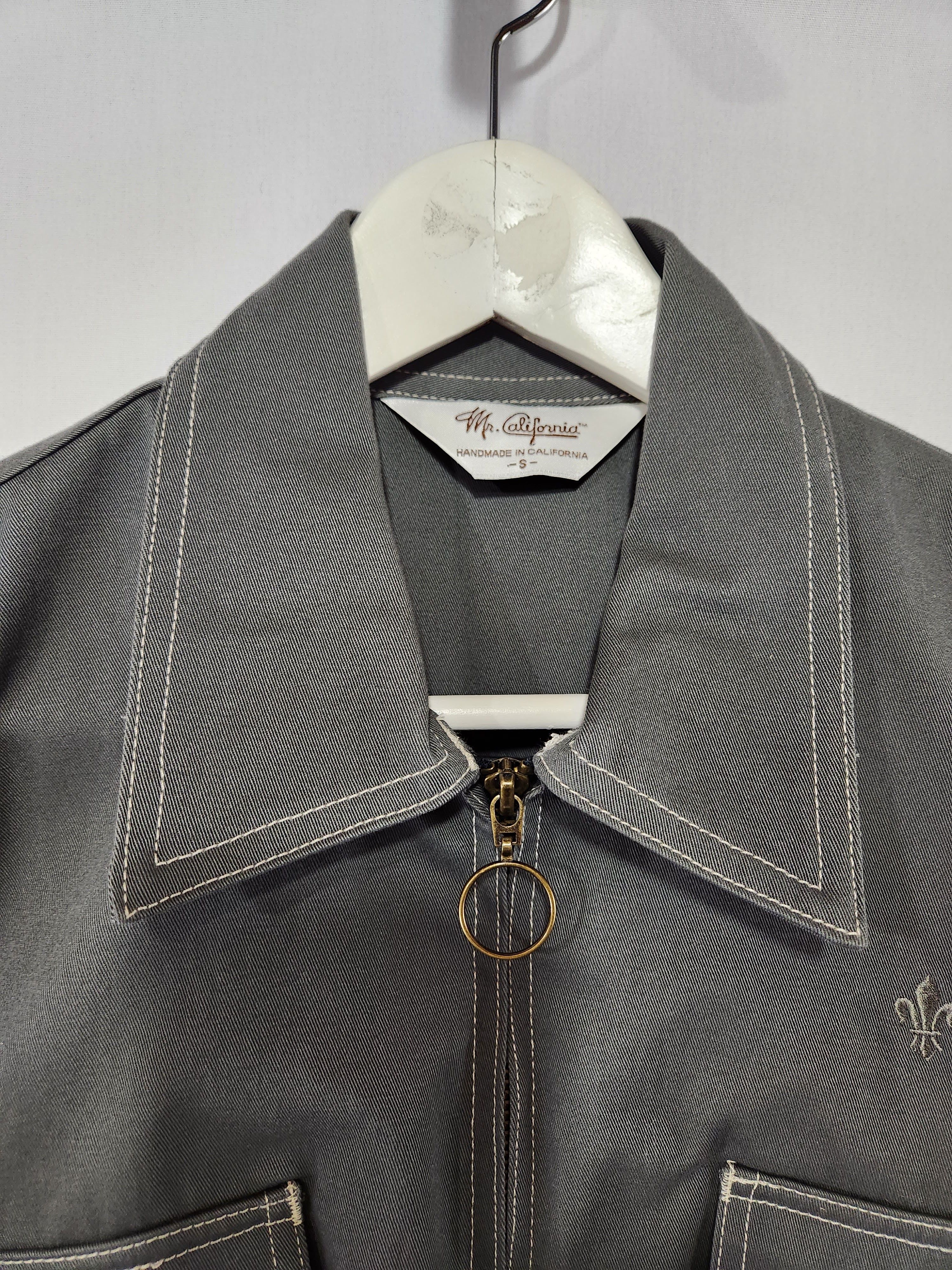 Vintage MR. CALIFORNIA South Lake 100% Cotton Grey Chore Coat Size US S / EU 44-46 / 1 - 2 Thumbnail