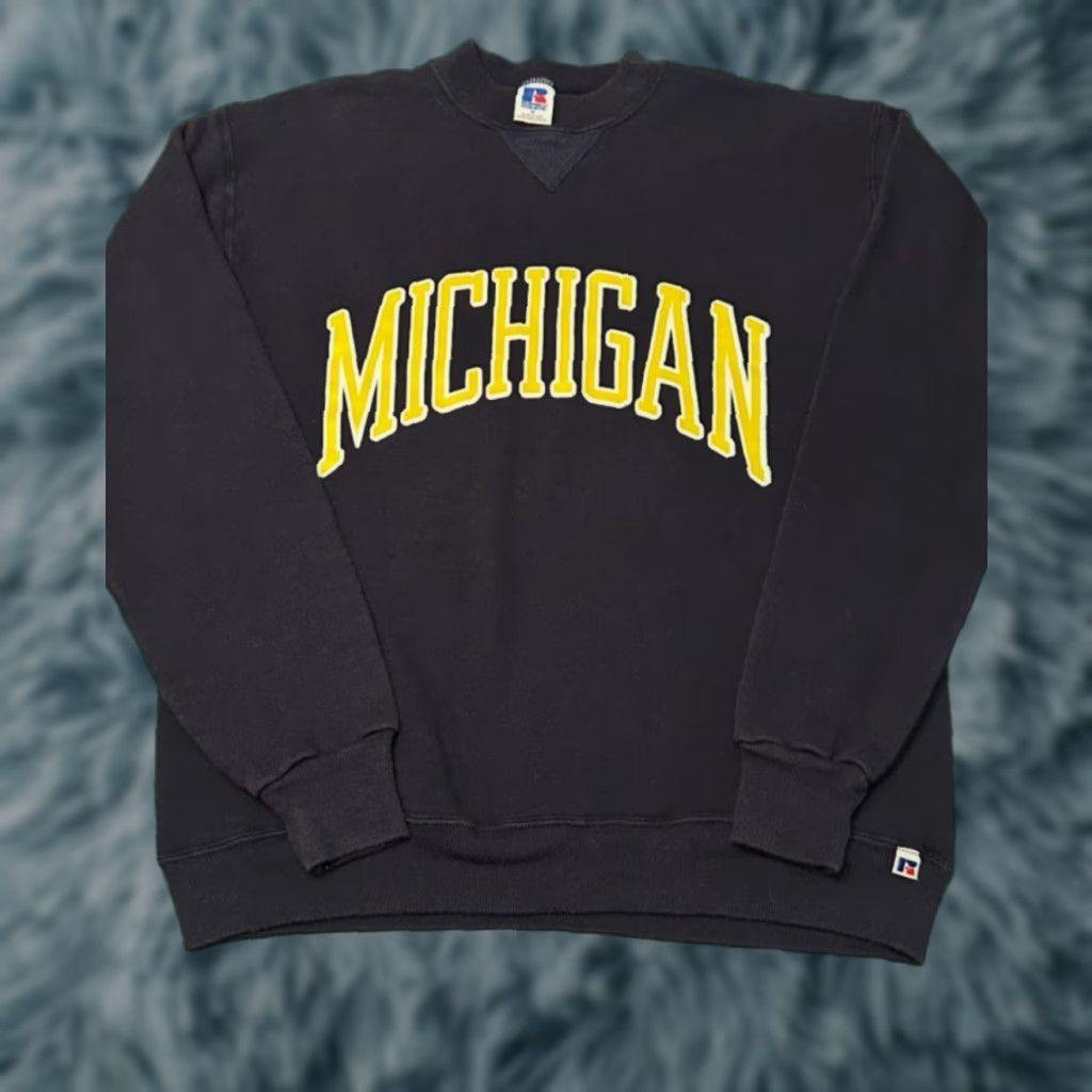 Vintage VINTAGE Michigan Wolverines Arch Logo VTG Crewneck Sweater Mens M USA Size US M / EU 48-50 / 2 - 1 Thumbnail