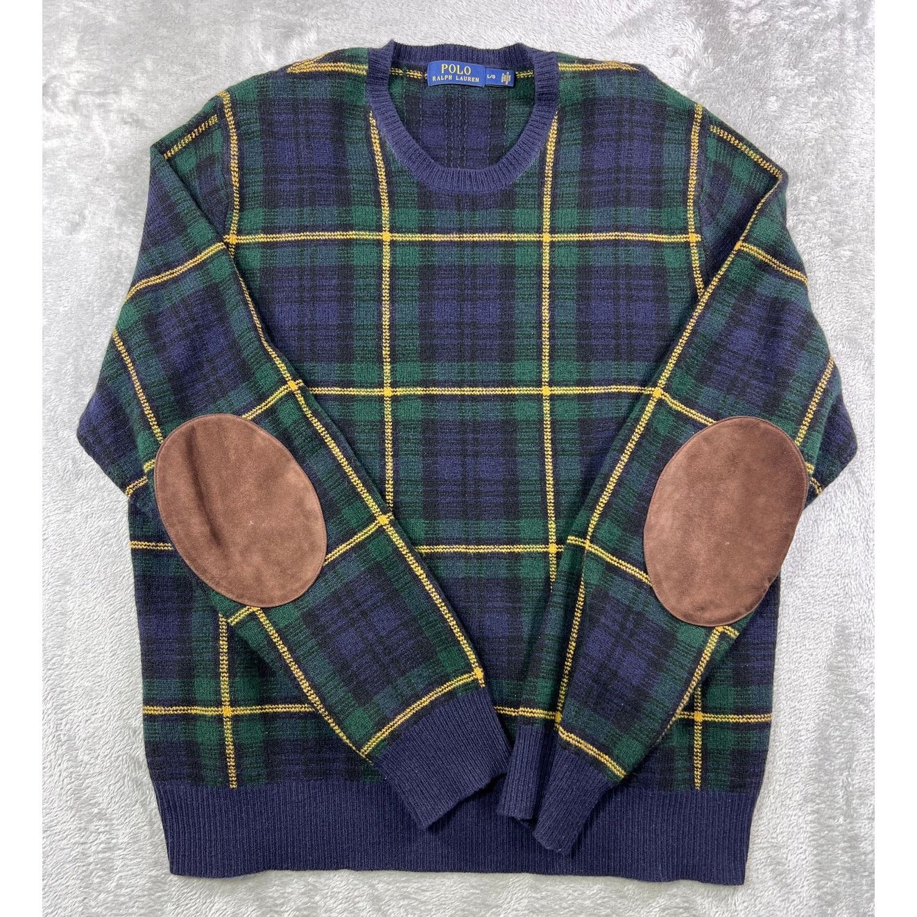 Polo Ralph Lauren VTG Polo Ralph Lauren Wool L Tartan Preppy Crewneck Sweater Size US L / EU 52-54 / 3 - 2 Thumbnail