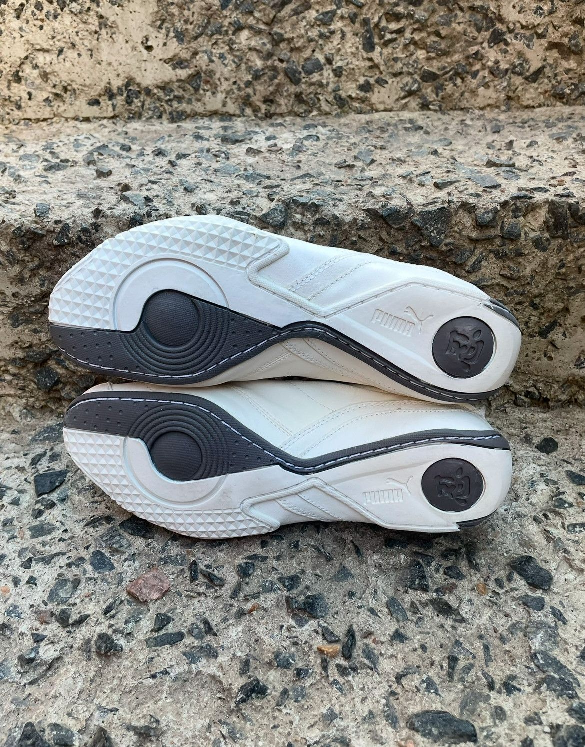 Puma × Vintage Rare Puma Y2K Japan style white Snekers Size US 6 / EU 39 - 7 Thumbnail