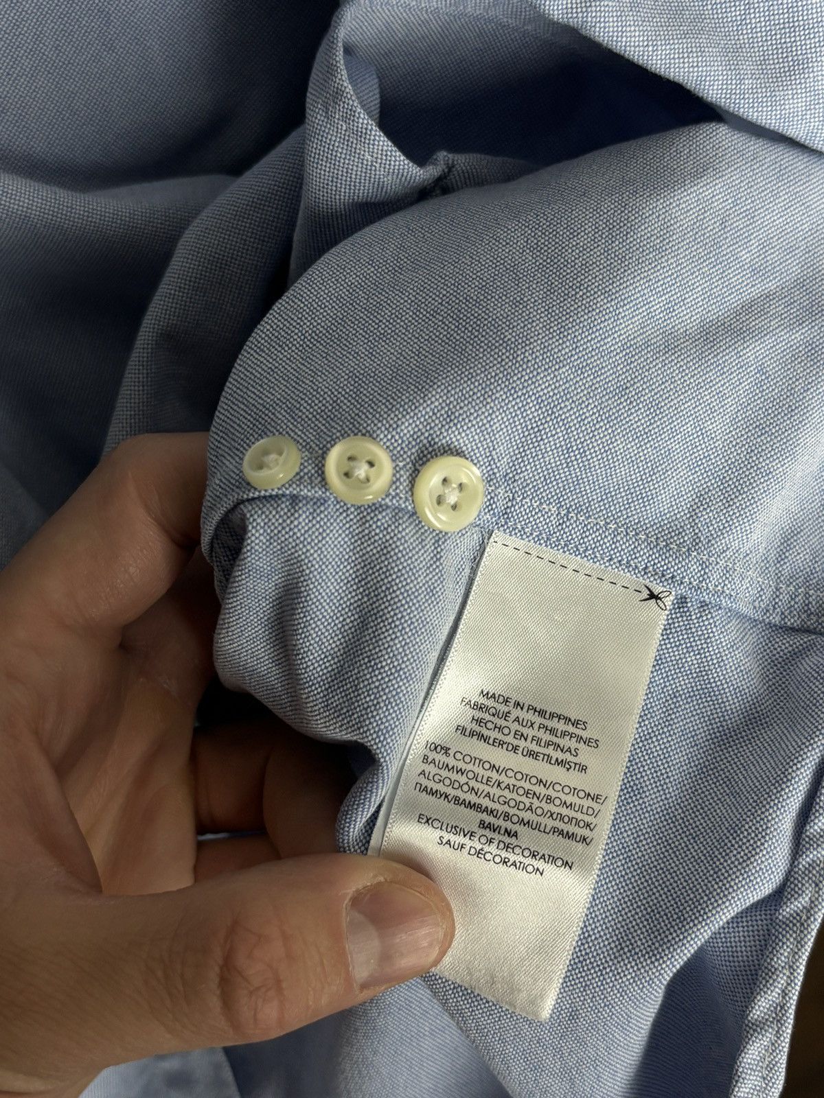 Ralph Lauren Ralph Lauren classic blue long sleeve vintage oxford shirt Size US L / EU 52-54 / 3 - 9 Thumbnail
