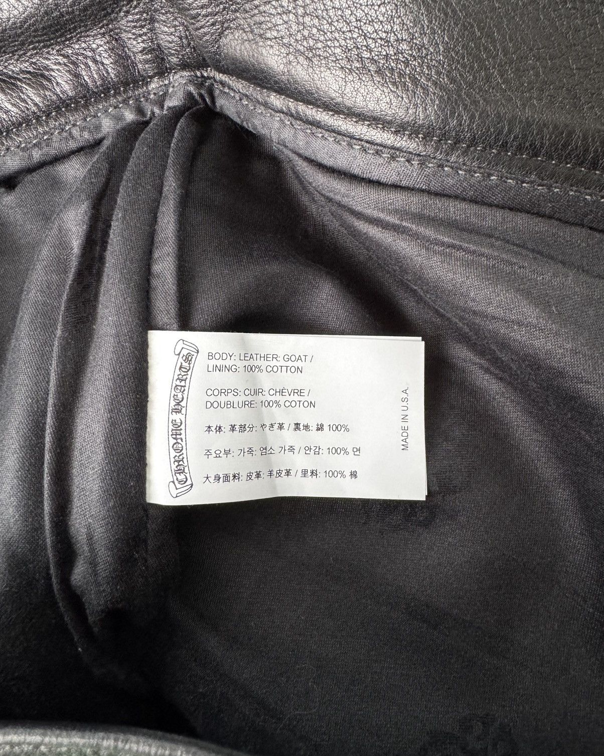 Chrome Hearts Chrome Hearts Fleur Knee Leather Pants Size US 38 / EU 54 - 9 Thumbnail