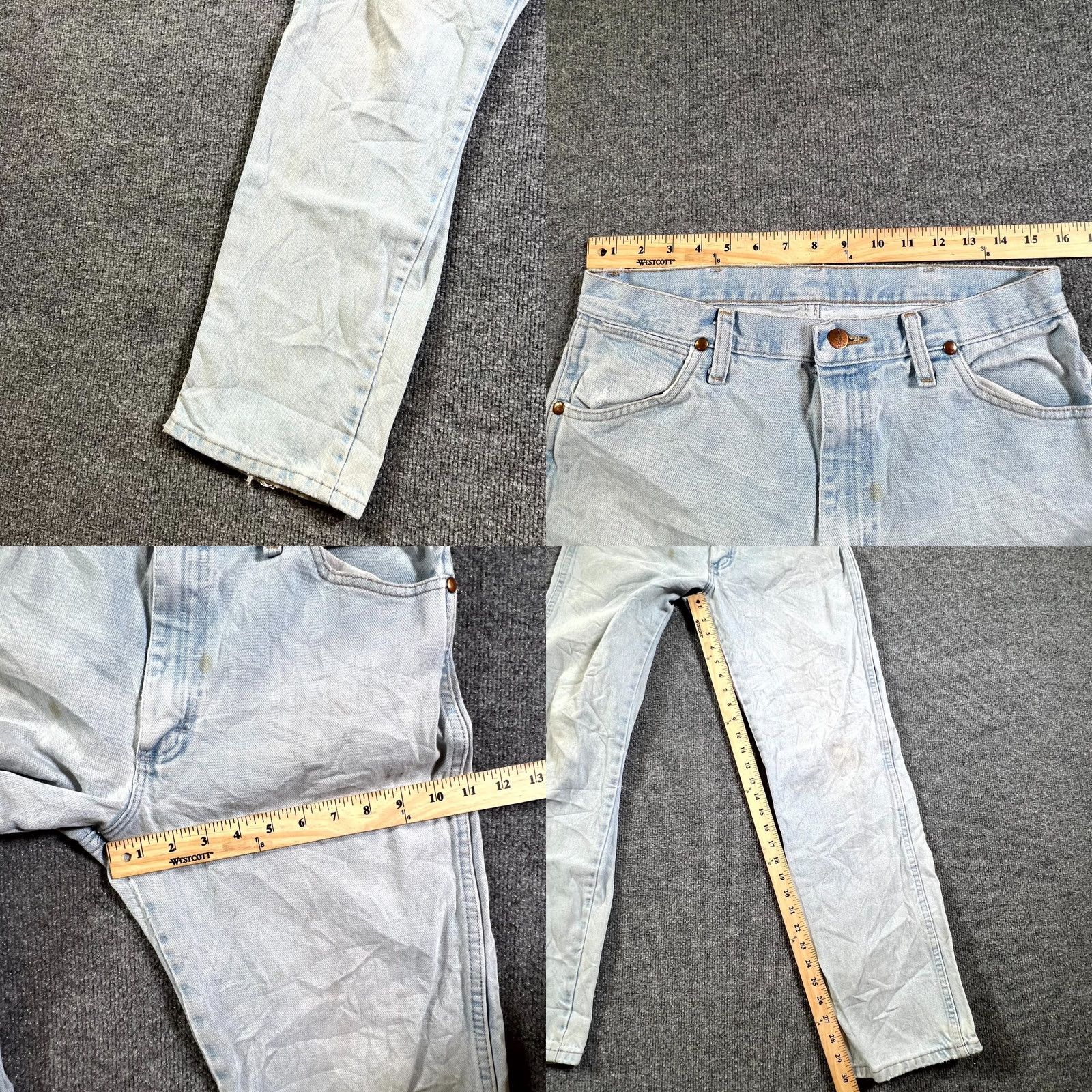 Wrangler Wrangler Cowboy Cut Jeans Mens 32x32 Blue Denim 5-Pockets Straight Streetwear Size US 32 / EU 48 - 8 Thumbnail