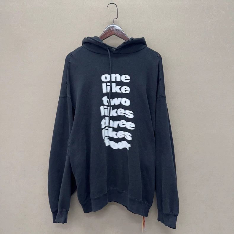 Balenciaga Balenciaga Phantom Blur Letter Hoodie - dmc Size US S / EU 44-46 / 1 - 1 Thumbnail