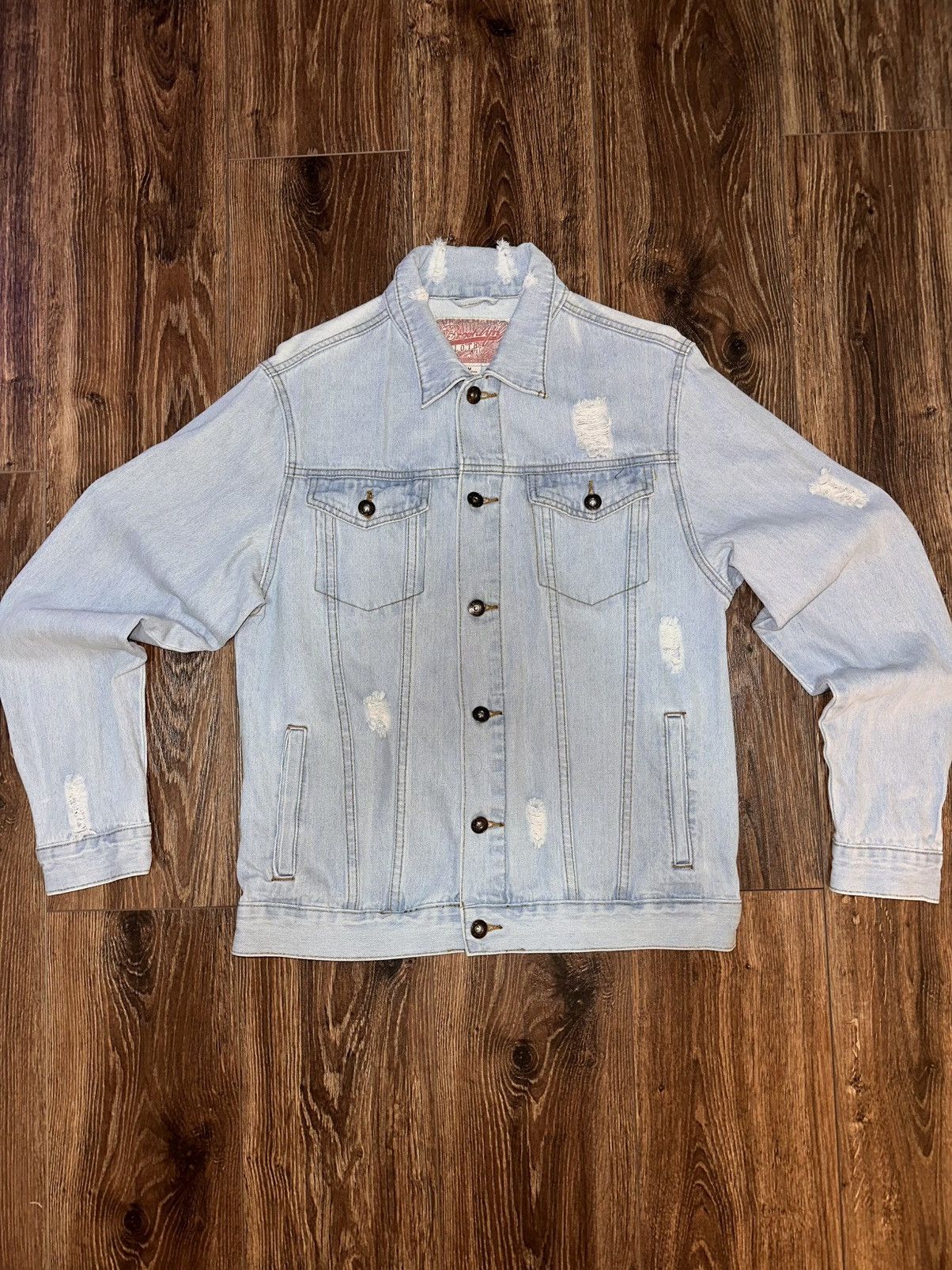 Brooklyn Cloth Brooklyn Cloth Distressed Jean Jacket Size US M / EU 48-50 / 2 - 1 Thumbnail