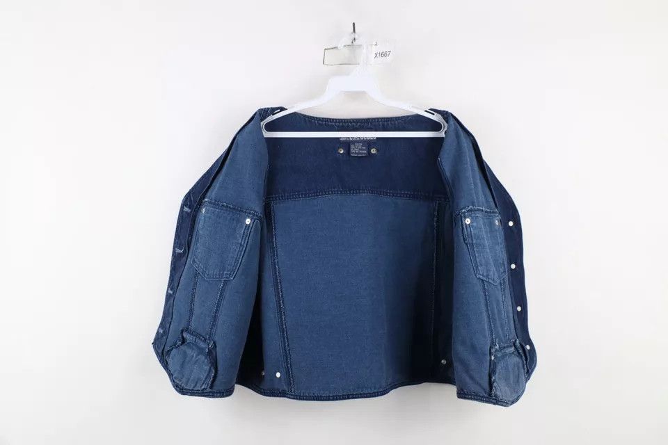 Vintage Vintage 90s Streetwear Denim Jean Vest Jacket Blue Size 3XL / US 20-22 - 8 Thumbnail