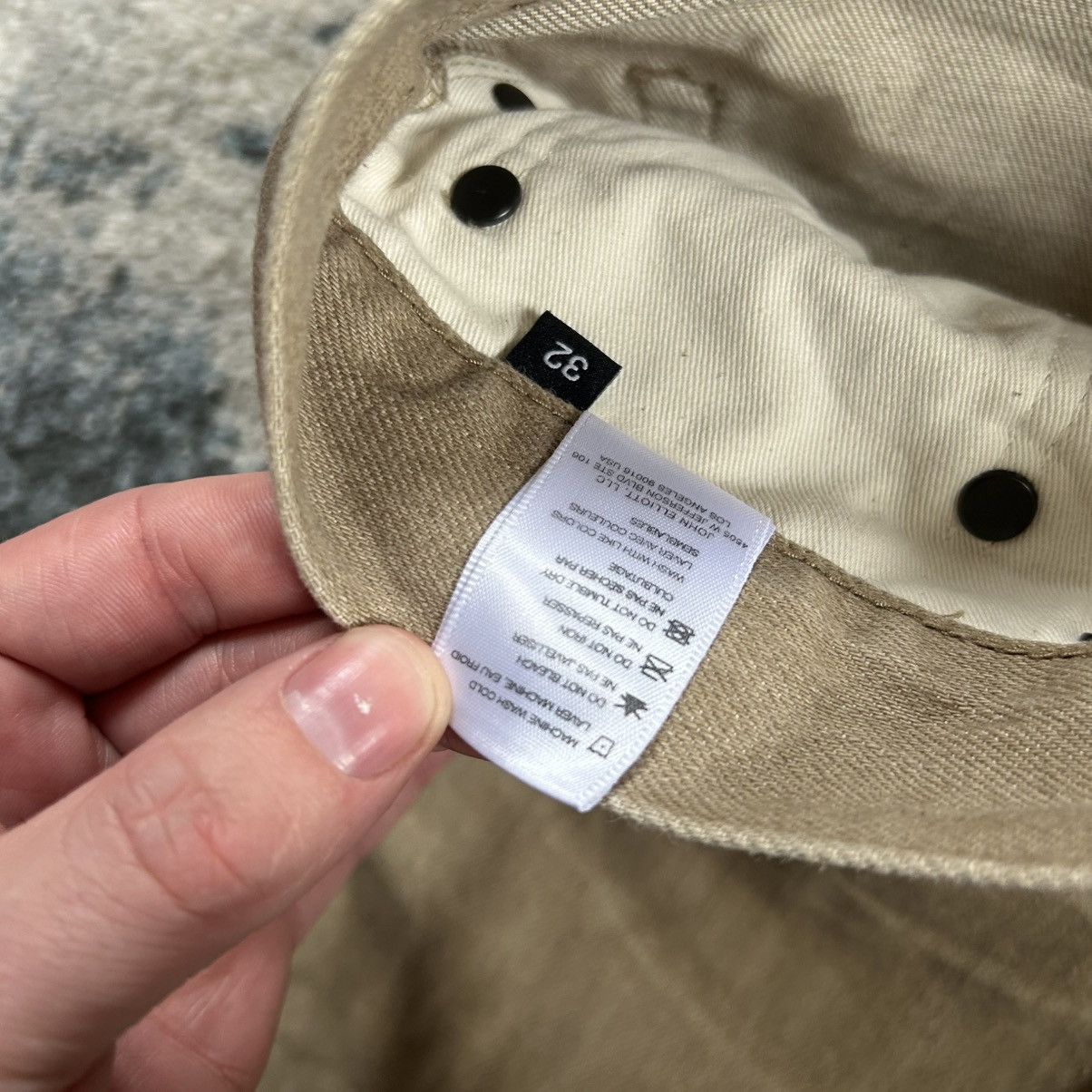 John Elliott The Cast 2 denim - Canyon - made in Japan - tag size 32 Size US 33 - 5 Thumbnail