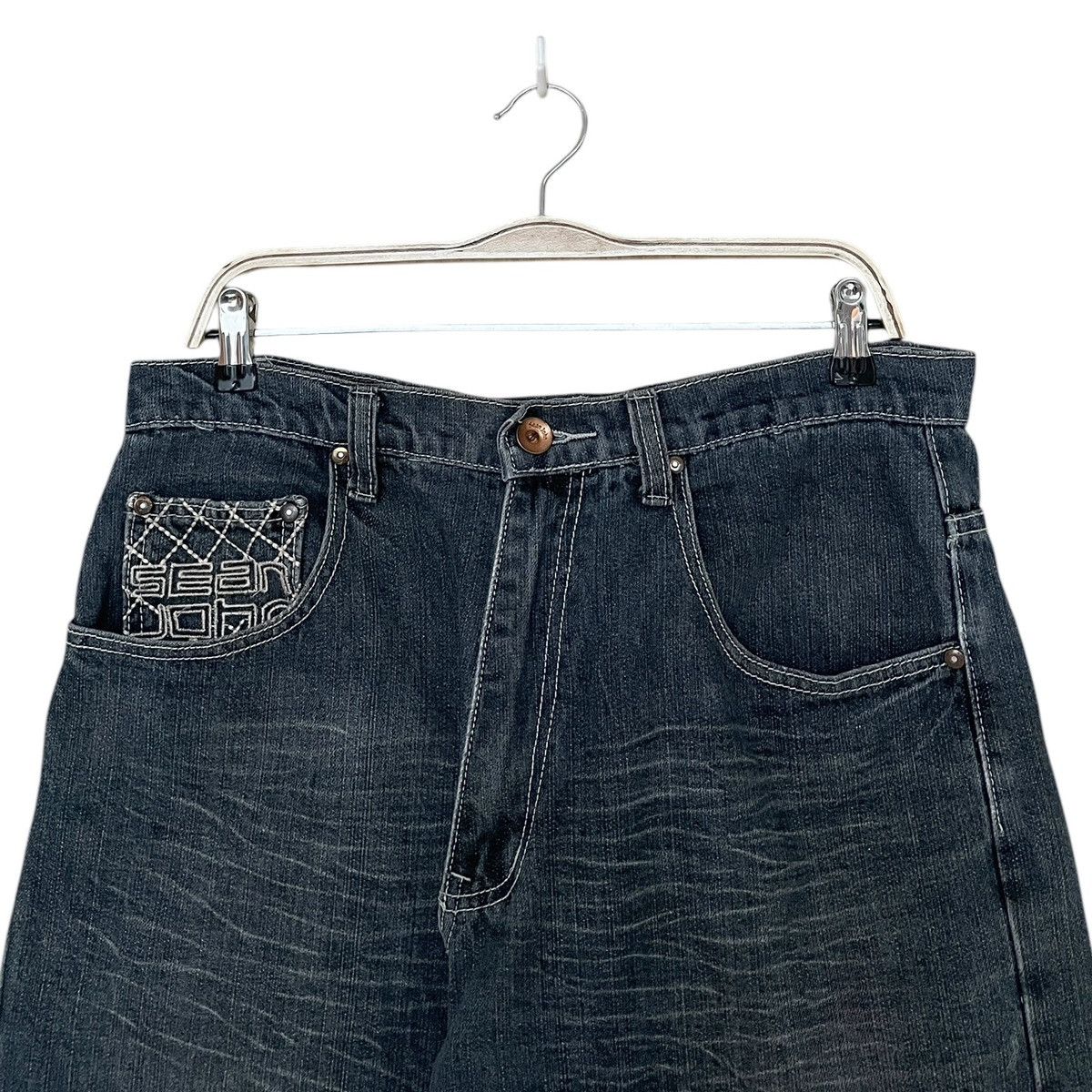 Sean John Vintage Brand Sean John Baggy Jeans 2000s Size US 34 / EU 50 - 4 Thumbnail