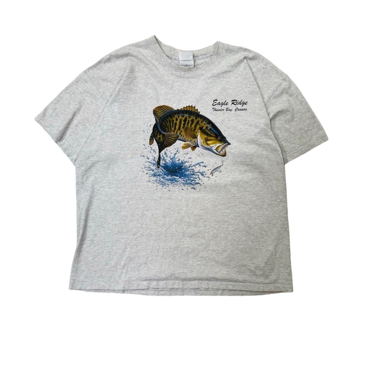 Vintage Vintage 90s Eagle Ridge Thunder Bay Big Print Fish Graphic Size US XL / EU 56 / 4 - 1 Thumbnail