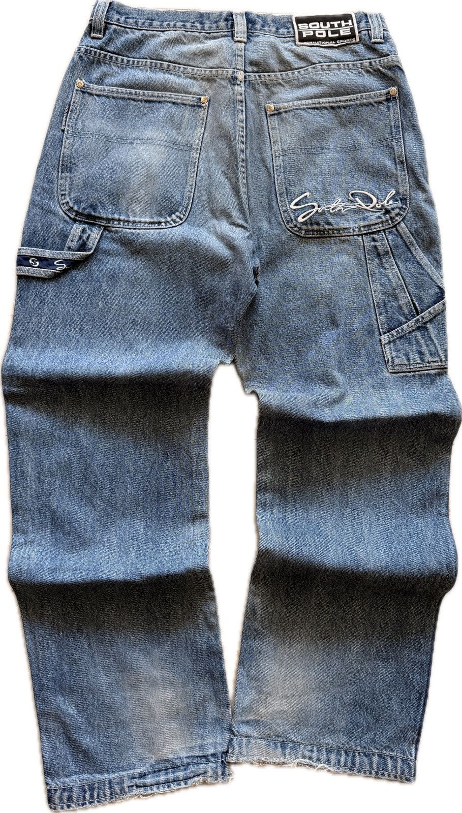 Southpole Vintage Southpole Embroidered Pocket Jeans Size US 33 - 1 Thumbnail