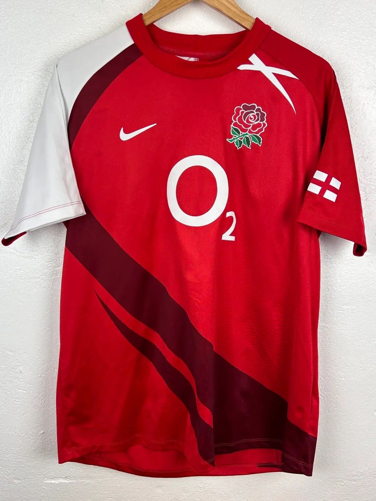 Nike 00s Vintage Nike England Rugby 2007 Training Jersey Size US L / EU 52-54 / 3 - 1 Thumbnail