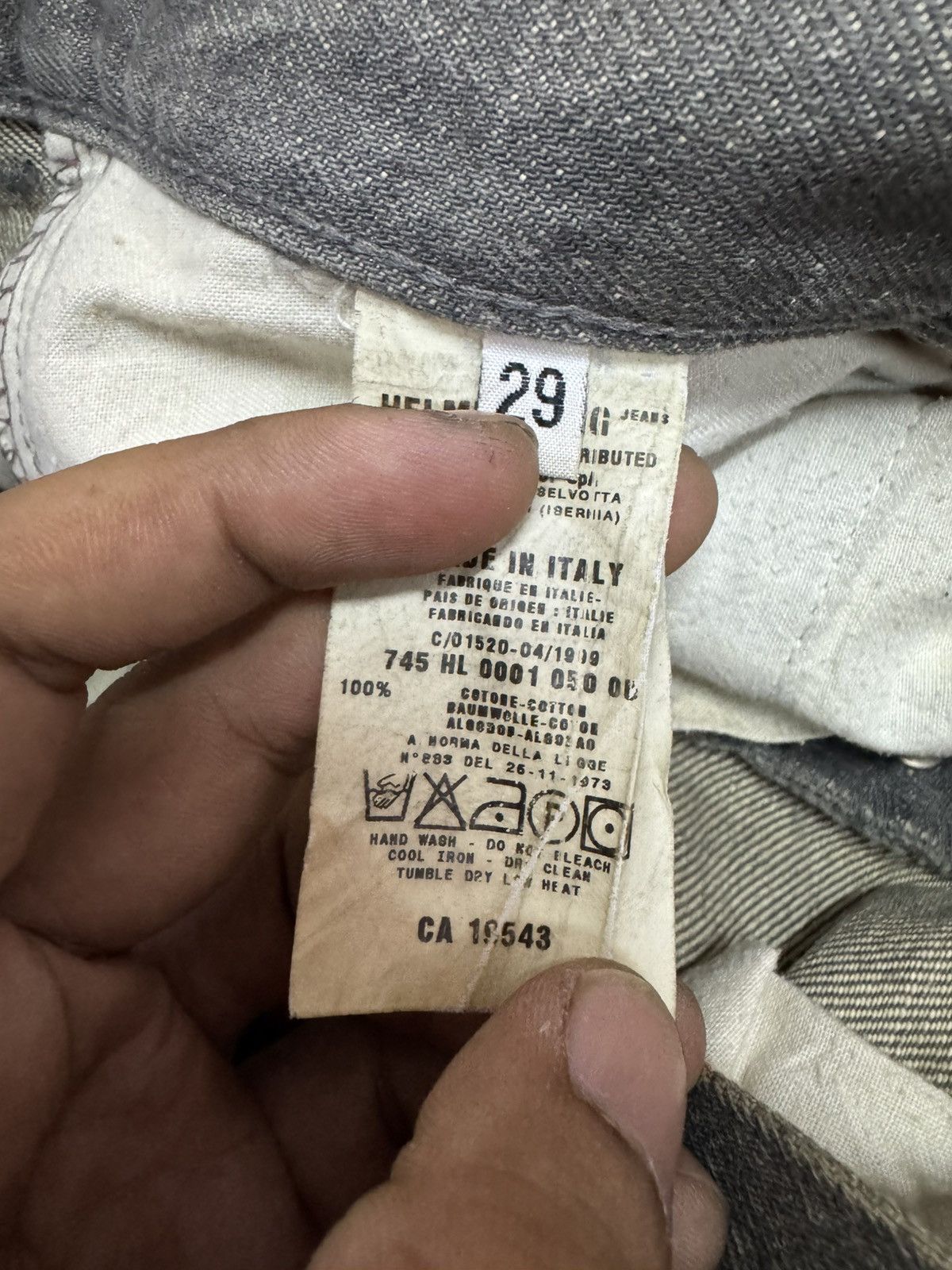 Helmut Lang Helmut Lang Jeans Size US 31 - 11 Thumbnail