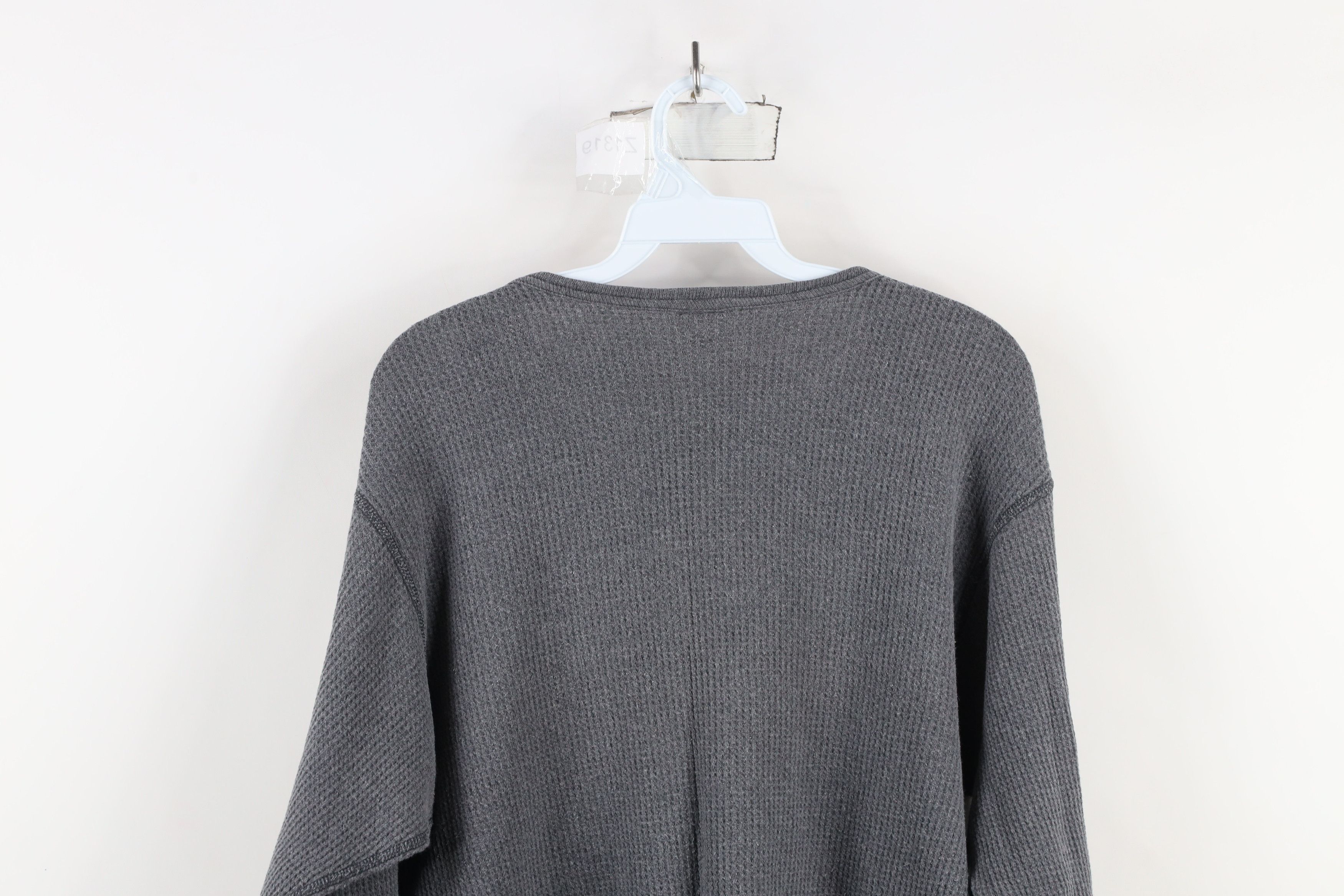 Vintage Vintage 90s Streetwear Waffle Knit Long Sleeve T-Shirt USA Size US XL / EU 56 / 4 - 11 Thumbnail