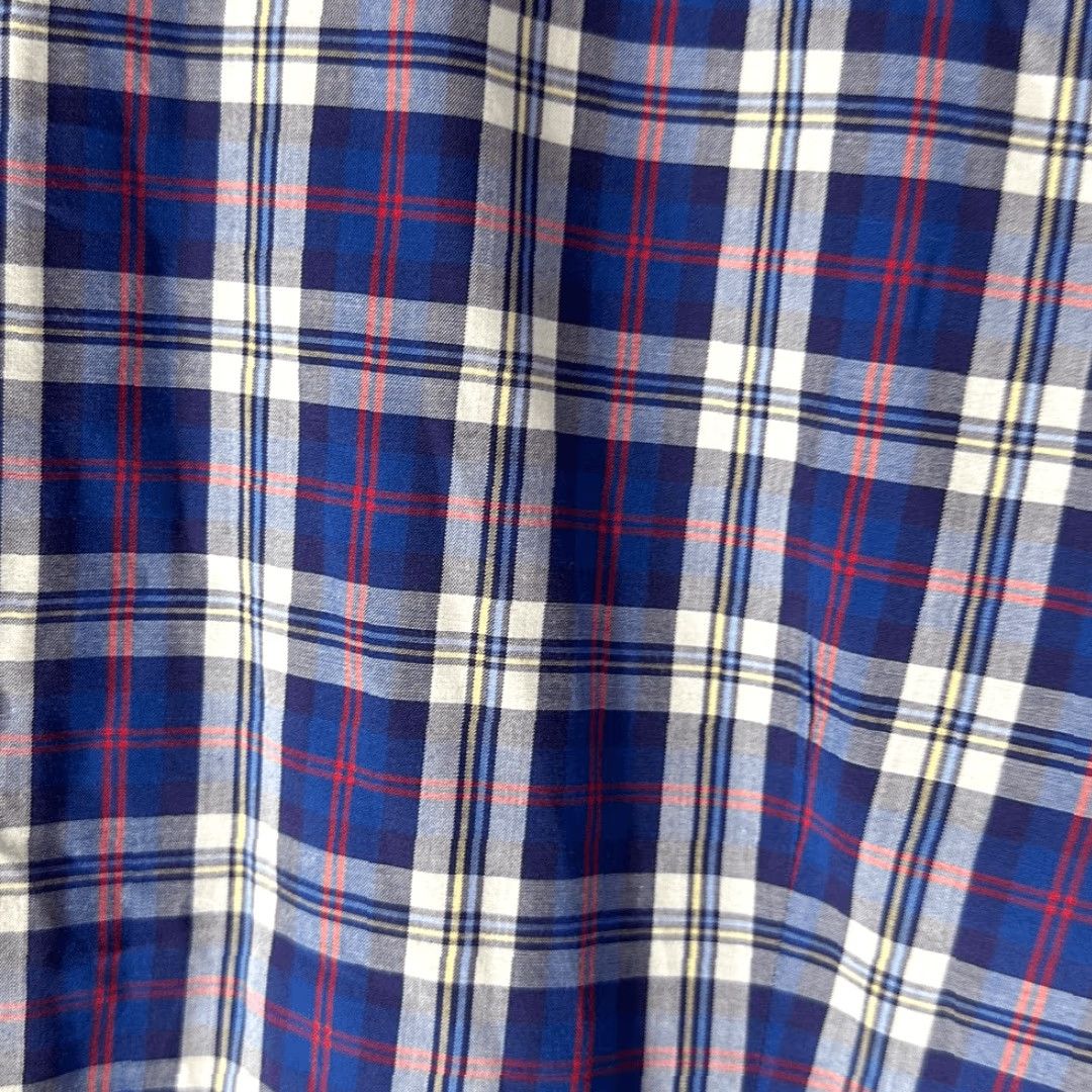 Barbour Barbour Button-Down Shirt Tailored Fit Blue Red Gingham Plaid XL Multicolor Men AW19/TRB Size US XL / EU 56 / 4 - 3 Thumbnail