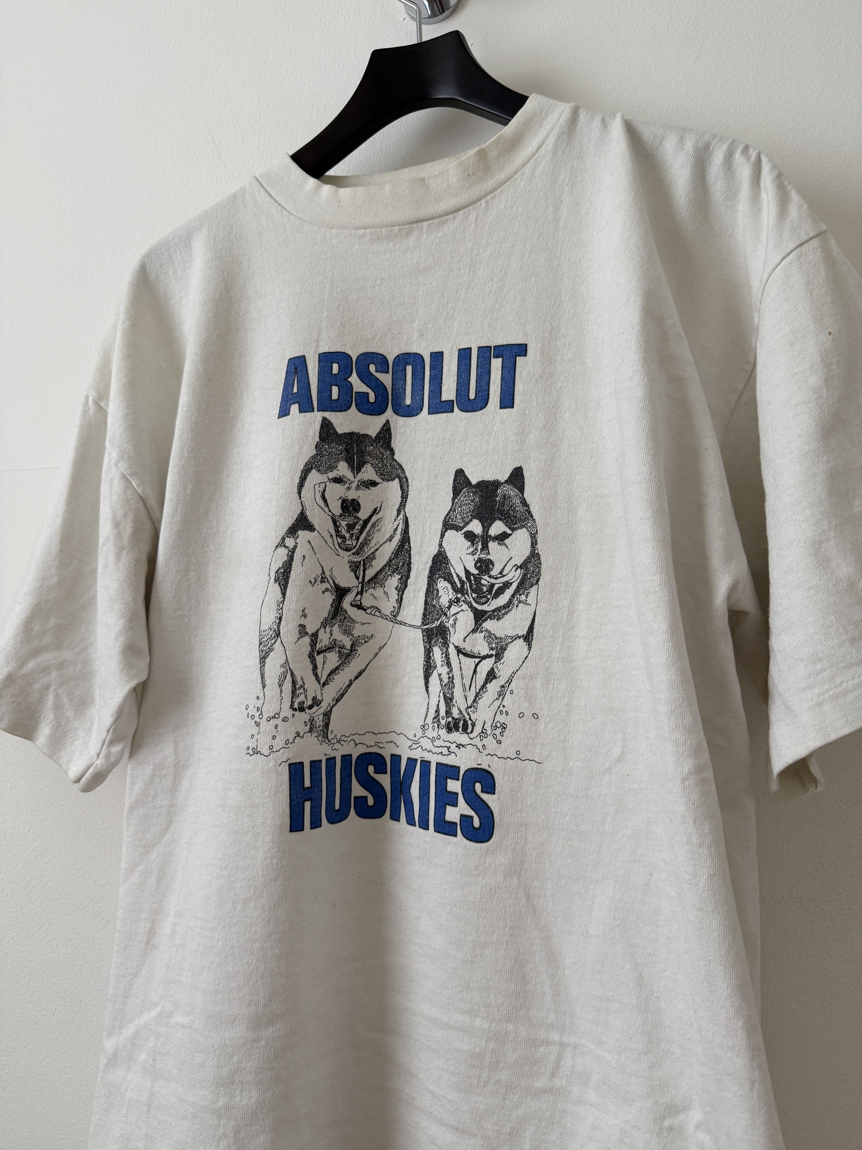 Vintage Absolut Huskies Tee Size US L / EU 52-54 / 3 - 4 Thumbnail