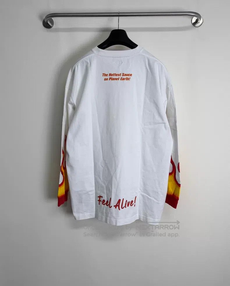 Vetements VETEMENTS Flame Chili Oil White Long Sleeve Size US L / EU 52-54 / 3 - 2 Thumbnail