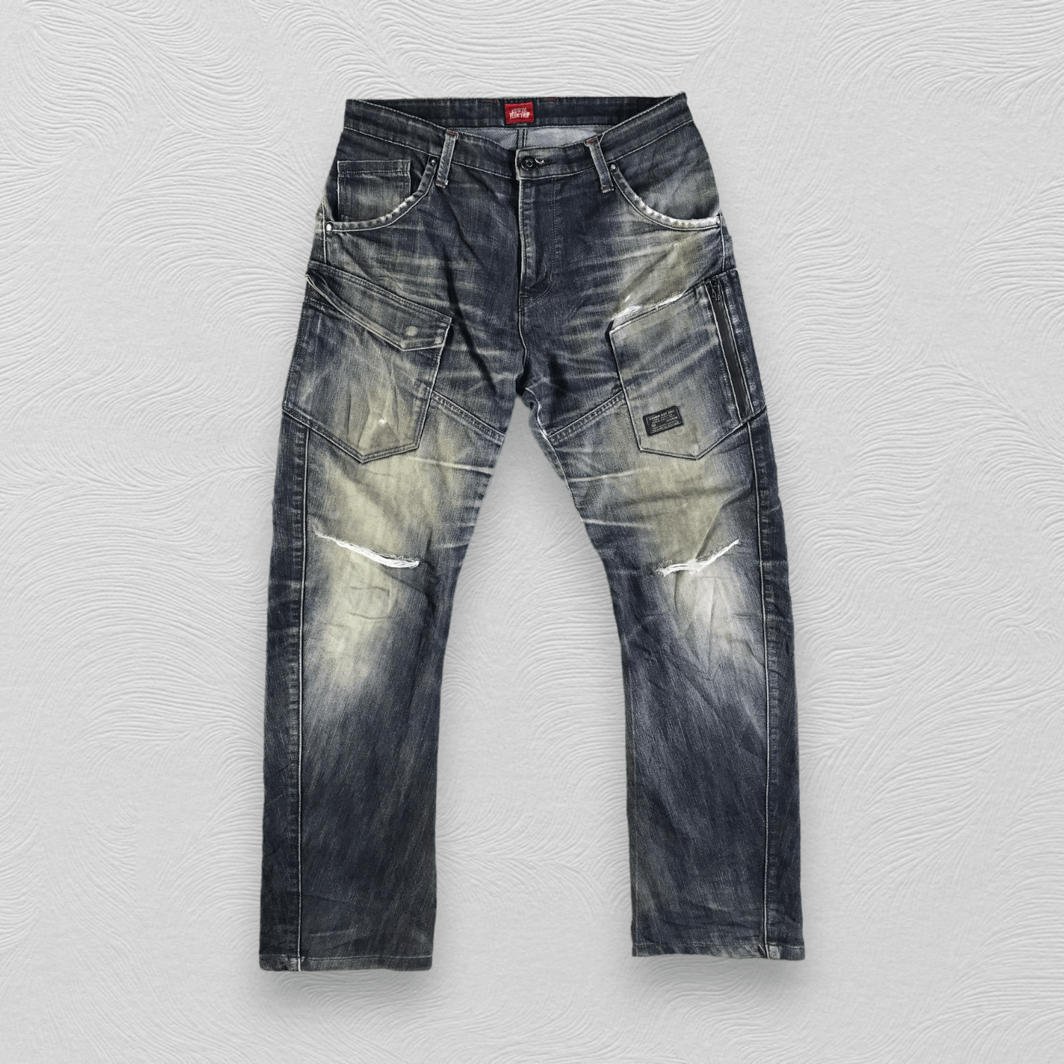 image of Edwin Blue Trip Jeans Cargo Denim Kj2963 in Faded, Men's (Size 32)