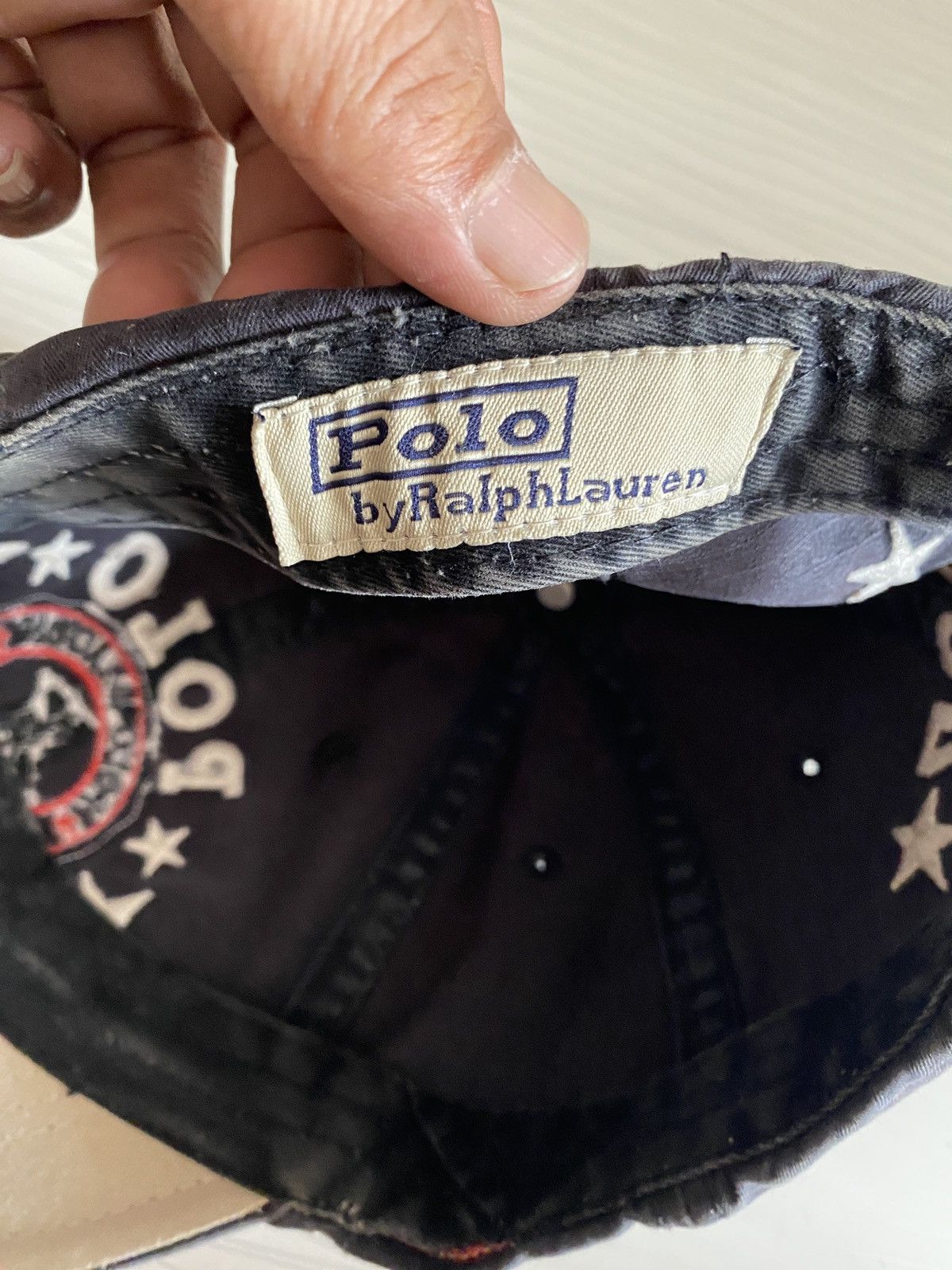 Polo Ralph Lauren Vintage Polo Ralph Lauren Polo Dragon Distressed Hats Size ONE SIZE - 10 Thumbnail