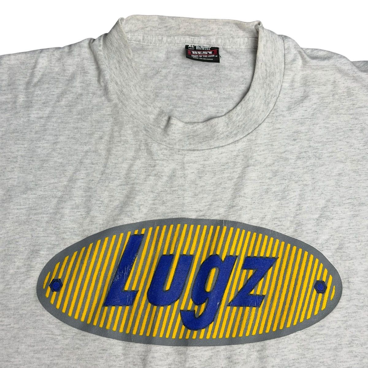 Lugz Vintage Lugz Brand Logo Promo 90s Single-Stitch T-Shirt XL Size US XL / EU 56 / 4 - 3 Thumbnail