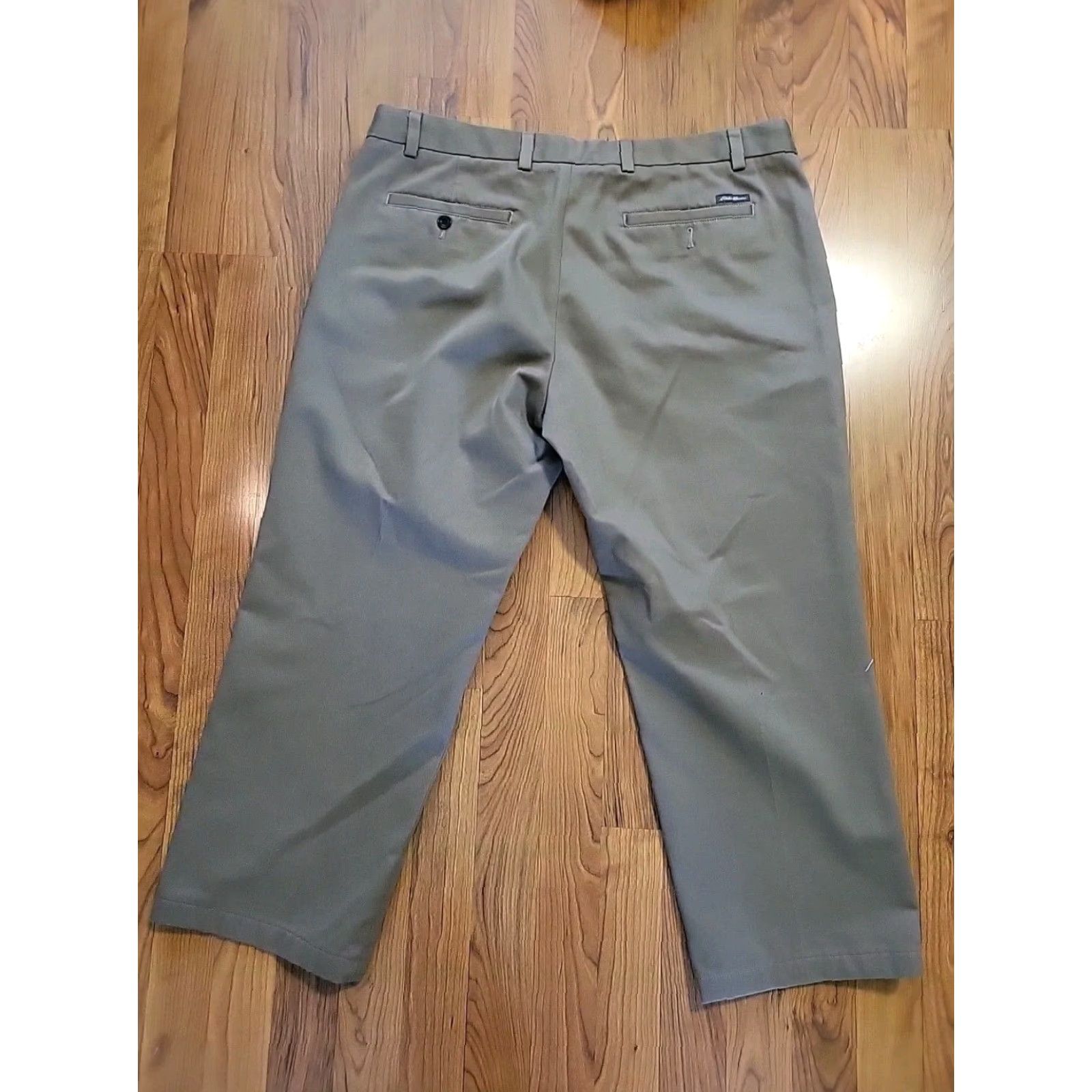 Eddie Bauer Eddie Bauer Pants Chino Flat Front 38 Regular Brown Cotton Wrinkle Free Classic Fit Mens Size US 38 / EU 54 - 5 Thumbnail