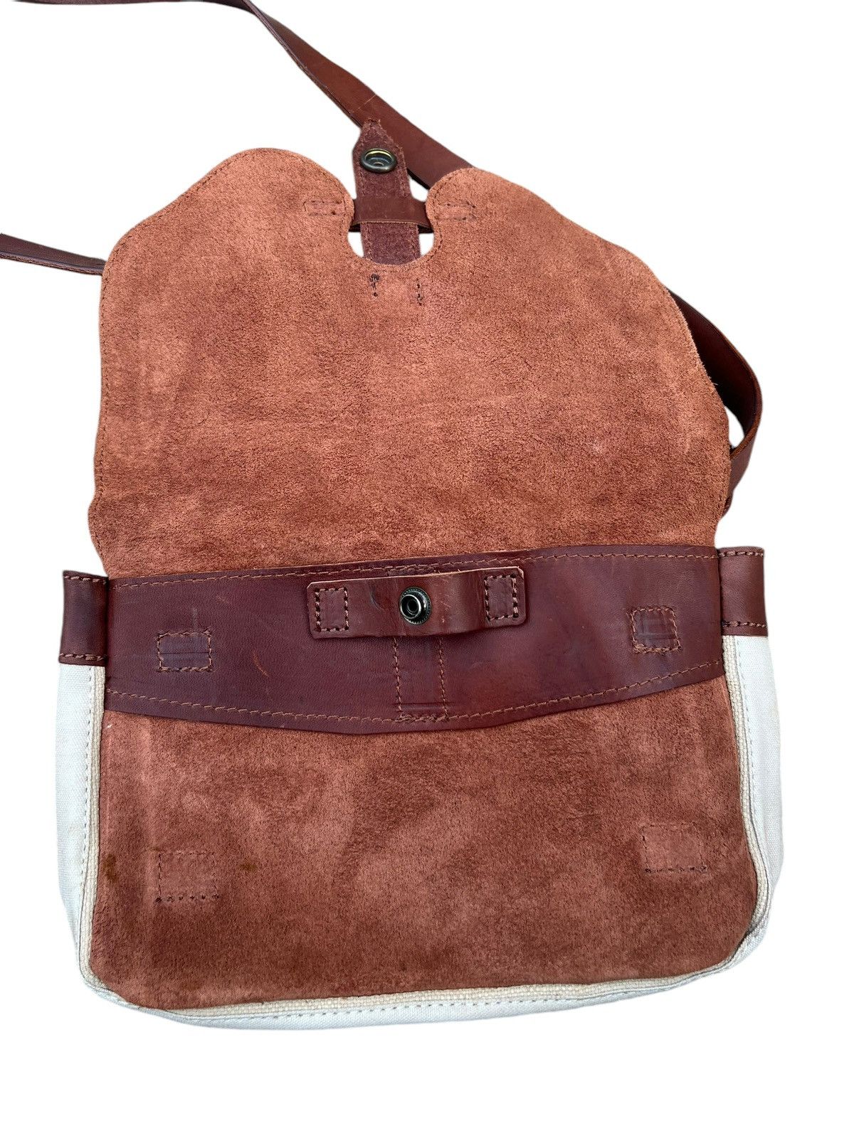 Leather Vintage Agility Japan Patina Leather Hybrid Bag Size ONE SIZE - 22 Thumbnail