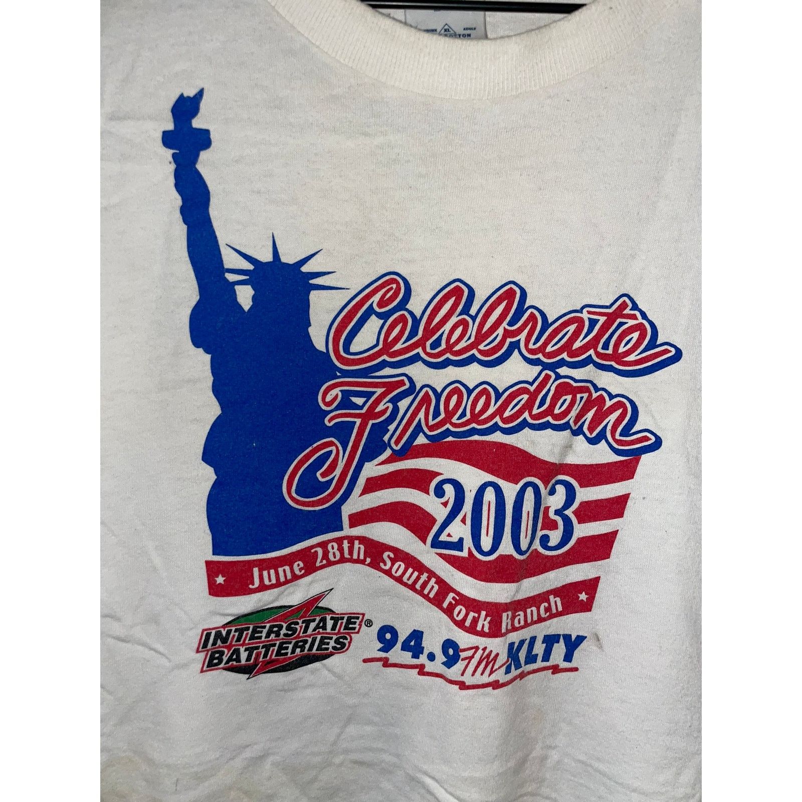Delta Vintage Celebrate Freedom Shirt Avalon Newsong Concert Tee X Size US XL / EU 56 / 4 - 2 Thumbnail