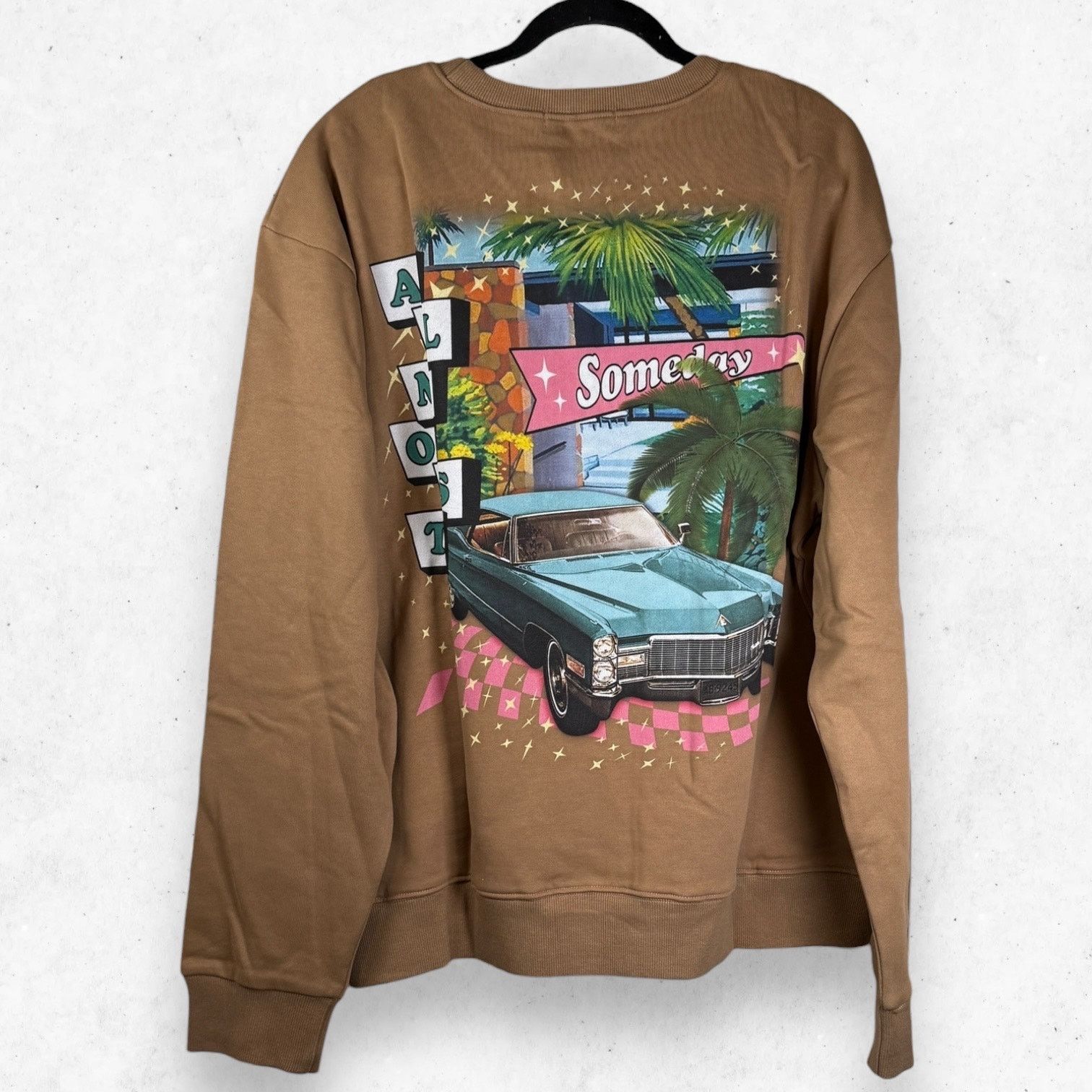 Other Almost Someday Retro Crewneck Brown Men's Size 2XL Size US XXL / EU 58 / 5 - 2 Thumbnail