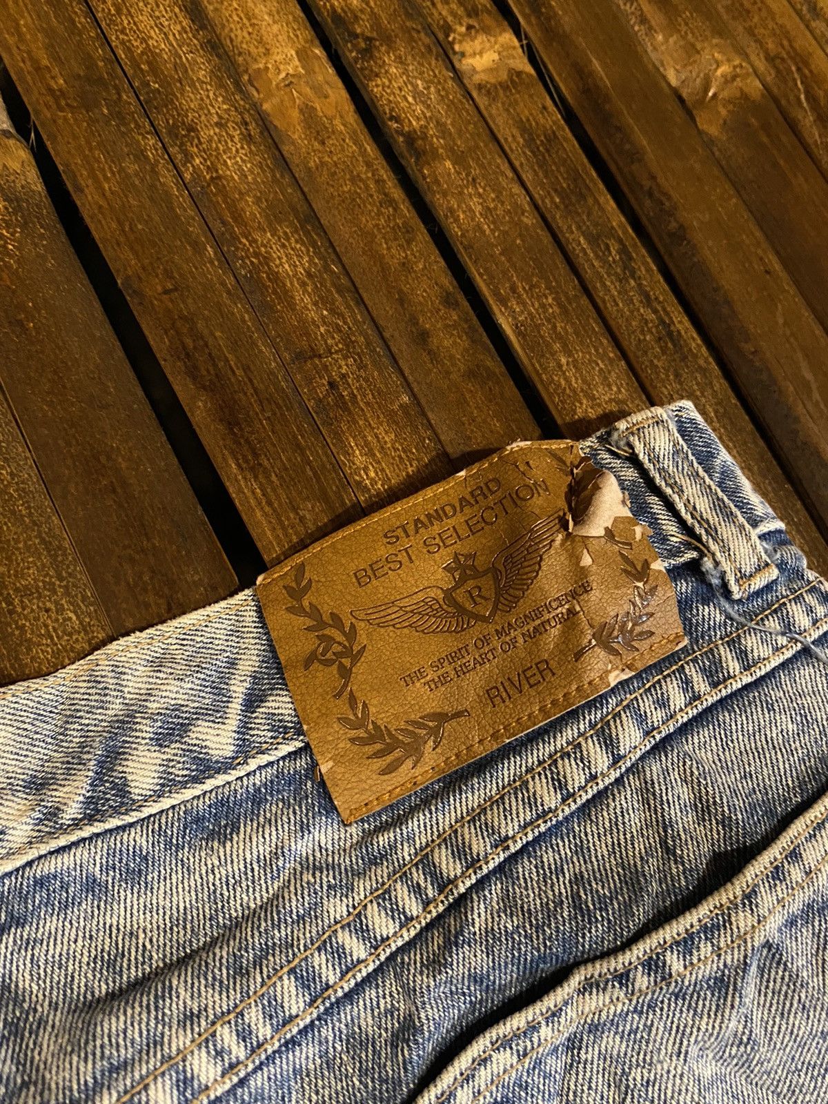 14th Addiction × 20471120 × If Six Was Nine RIVER DENIM PANTS Size US 32 / EU 48 - 9 Thumbnail