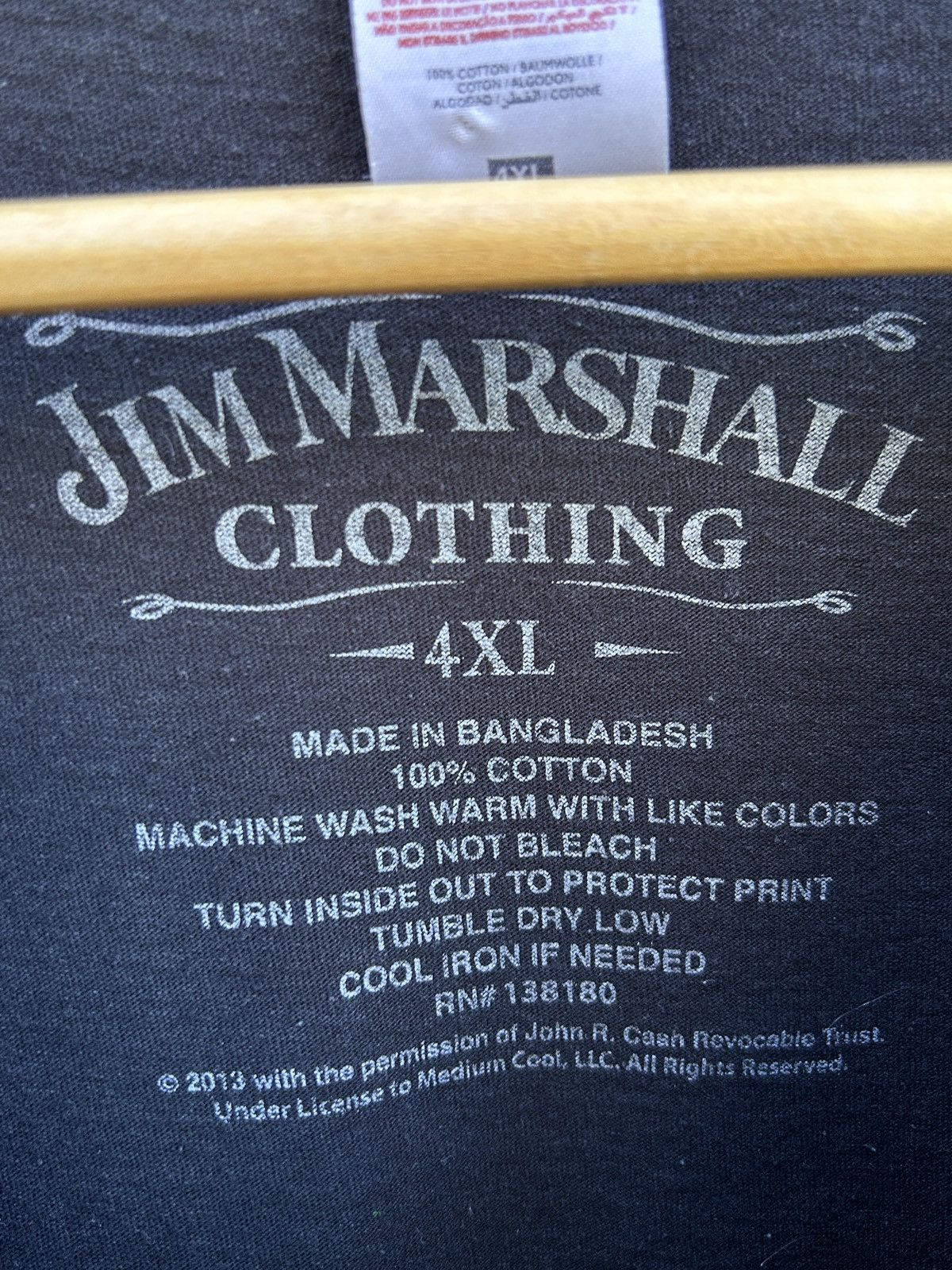 Band Tees Vintage Johnny Cash Jim Marhsall Photo T-Shirt Size US XXL / EU 58 / 5 - 7 Thumbnail