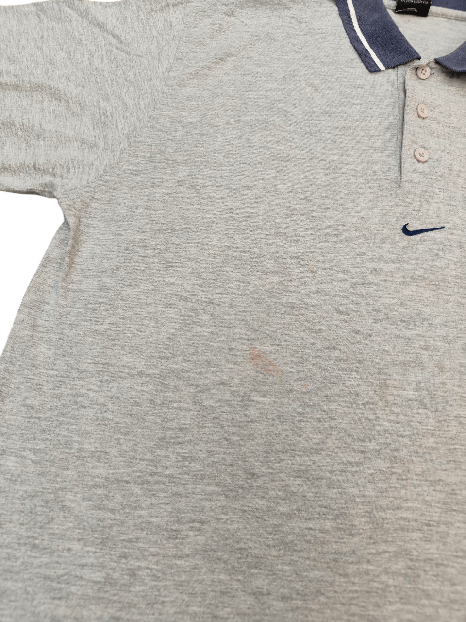 Nike 90s Vintage Nike Center Logo Polo T Size US L / EU 52-54 / 3 - 2 Thumbnail