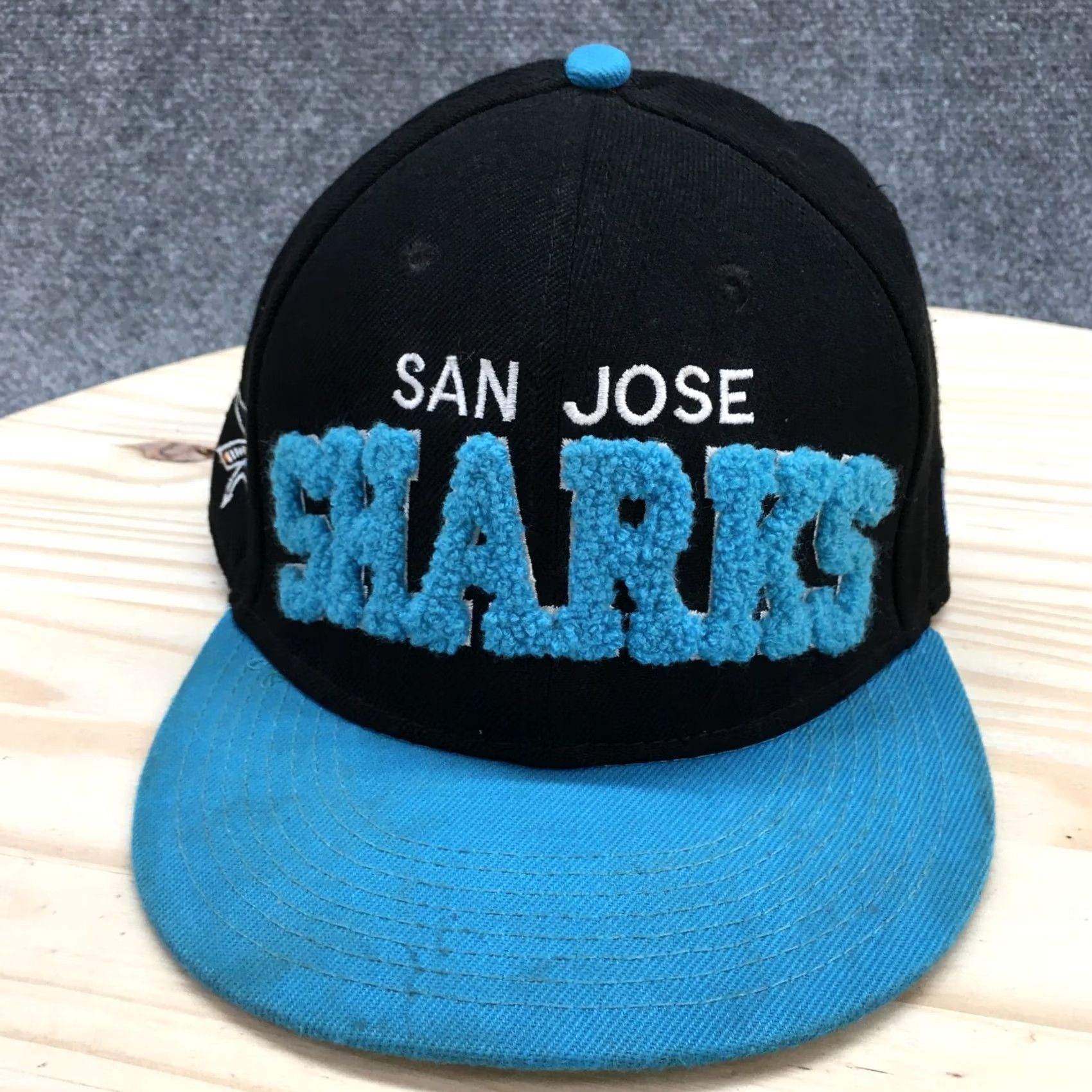 New Era New Era San Jose Sharks Snapback Cap Hat Mens One Size Black Blue Adjustable Size ONE SIZE - 2 Thumbnail