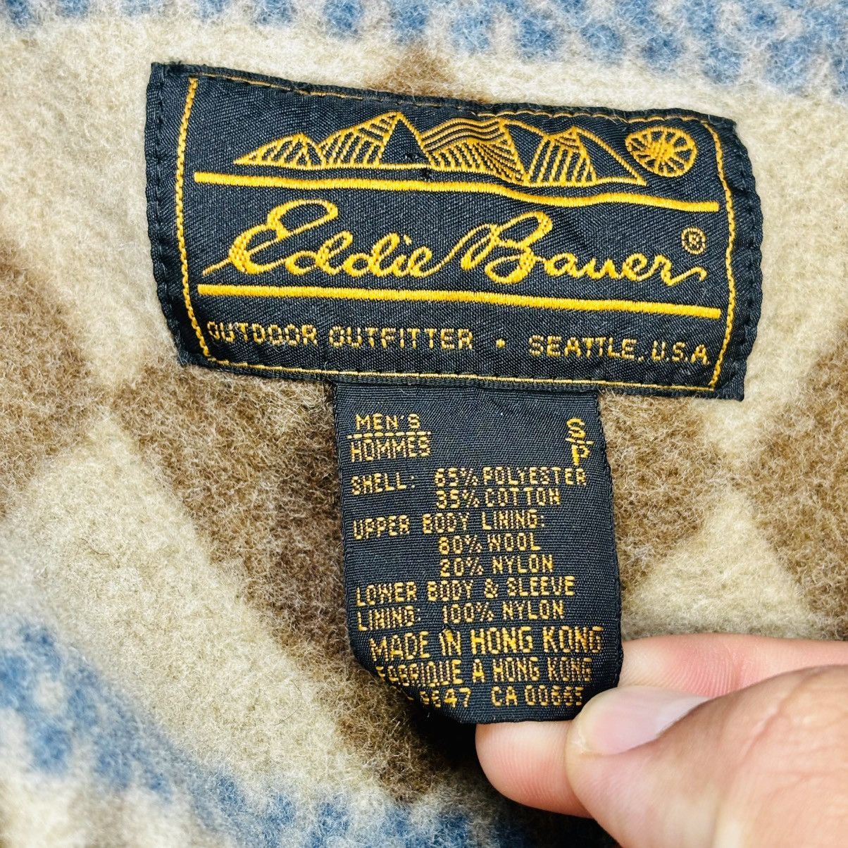 Eddie Bauer VTG Eddie Bauer Jacket Mens S/P Wool Lined Mountain Parka Size US S / EU 44-46 / 1 - 3 Thumbnail