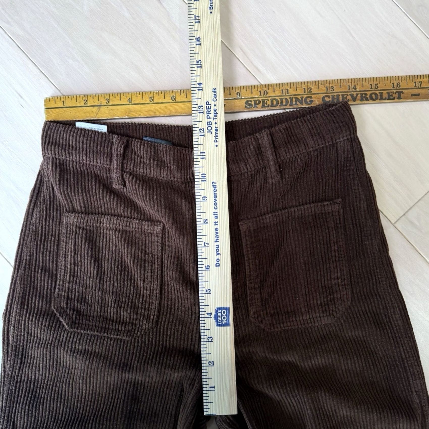 Reformation Reformation Alyssa High Rise Wide Leg Corduroy Pants Women's 27 Brown Wide-Leg Corduroy Pants 27 Brown Reformation Womens Size 27" / US 4 / IT 40 - 6 Thumbnail