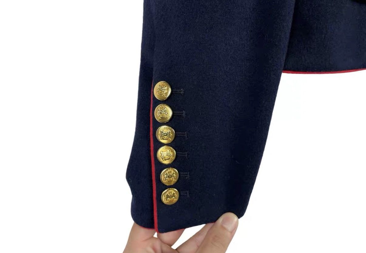 Celine Celine Vintage Wool Gold-Button Jacket J31 Size US XXS / EU 40 - 5 Thumbnail