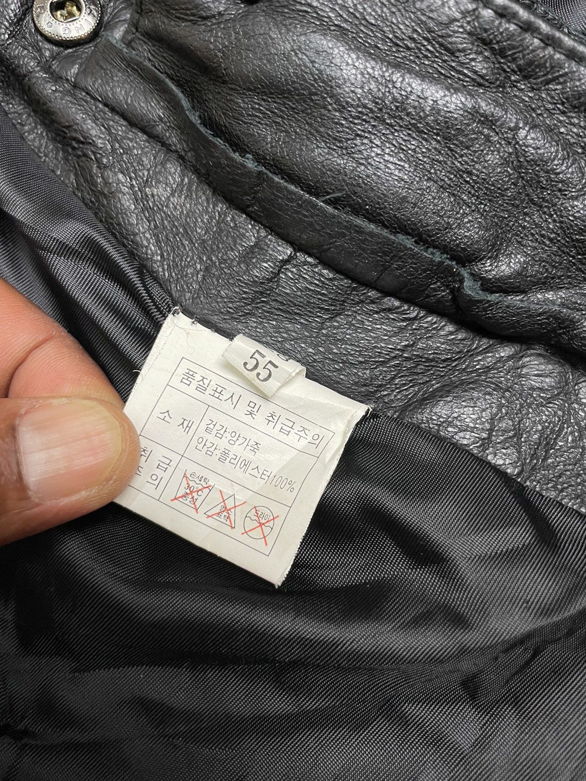 Japanese Brand × Vintage Drawing Just Leather Japanese Brand Leather Jackets Size M / US 6-8 / IT 42-44 - 5 Thumbnail