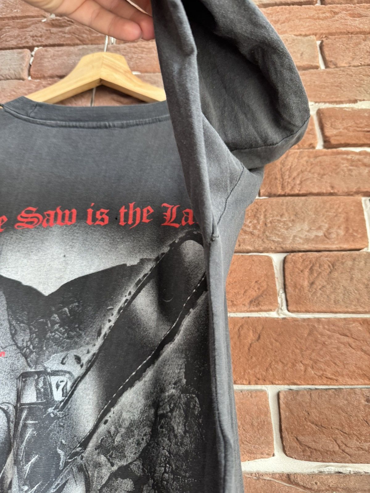 Band Tees Rare Sodom Saw is the law 90s Thrash Metal Band Vintage tee Size US XL / EU 56 / 4 - 11 Thumbnail