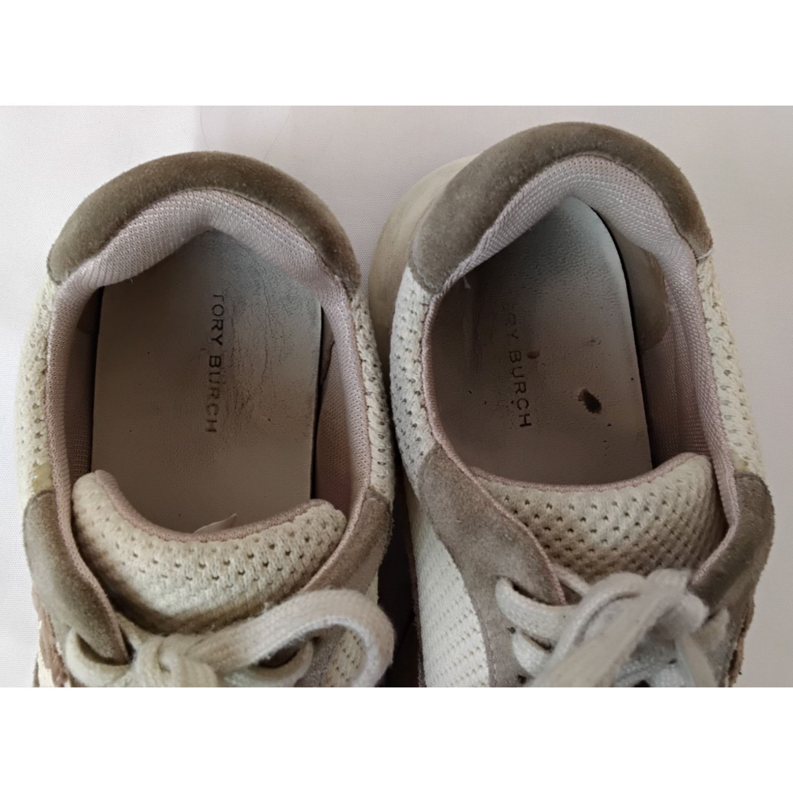 Tory Burch Tory Burch Kick Trainer Sneaker Women's 7M Rose/Cream Suede Size US 7 / IT 37 - 12 Thumbnail