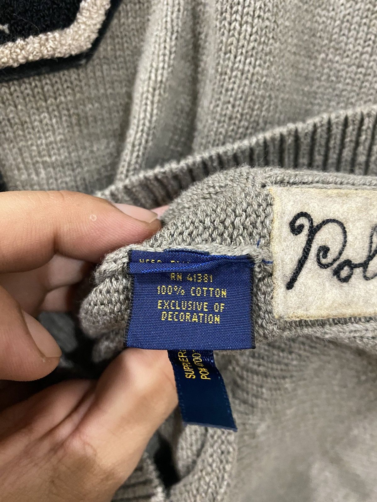 Polo Ralph Lauren Polo Ralph Lauren Women's Big Logo Sweater Size S Size S / US 4 / IT 40 - 7 Thumbnail