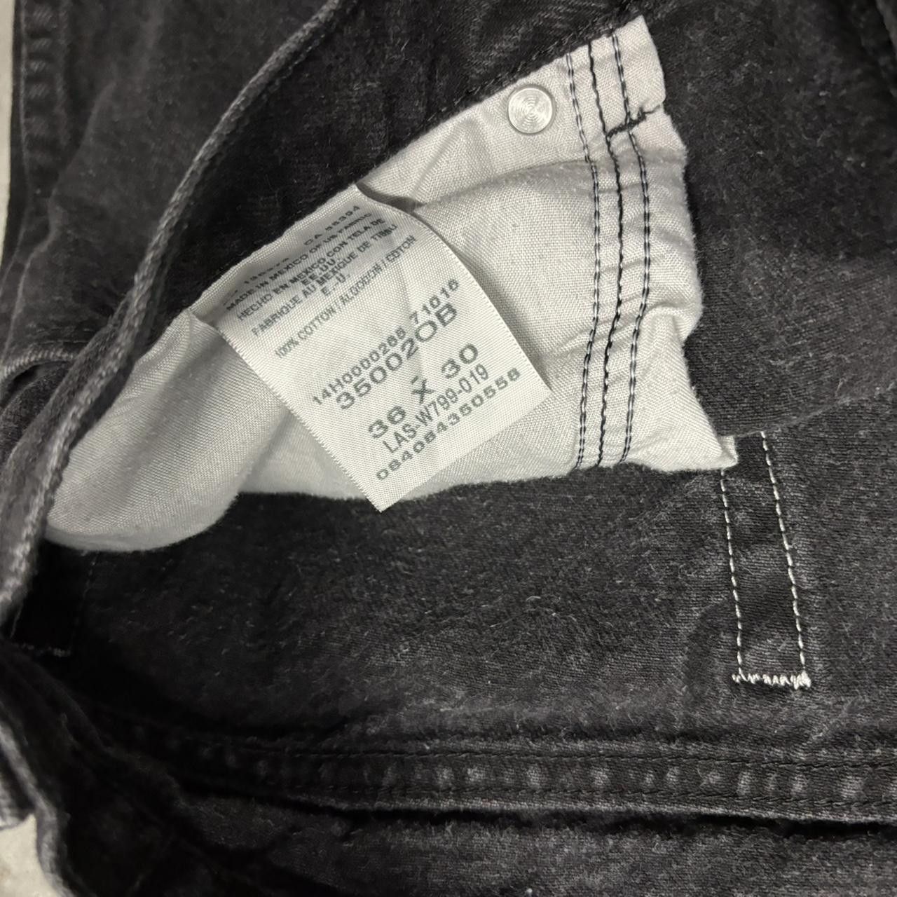 Japanese Brand × Vintage Crazy Vintage Y2K/2000s Grunge Black Essential Denim Jeans! Size US 35 - 8 Thumbnail