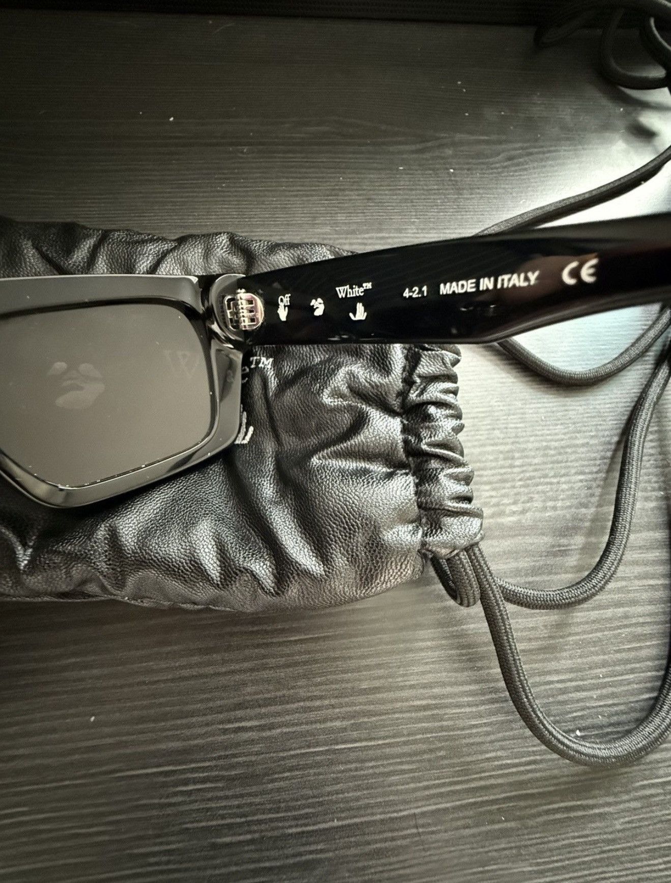 Off-White OFF-White Virgil Rectangle Frame Sunglasses Size ONE SIZE - 3 Thumbnail