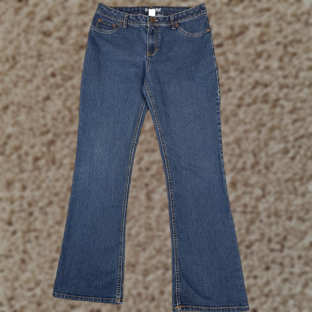 Vintage VINTAGESt. Johns Bay Jeans Womens 10 Blue Denim Bootcut Dark Wash Cotton Blend 30x31 Size 32" / US 10 / IT 46 - 1 Thumbnail