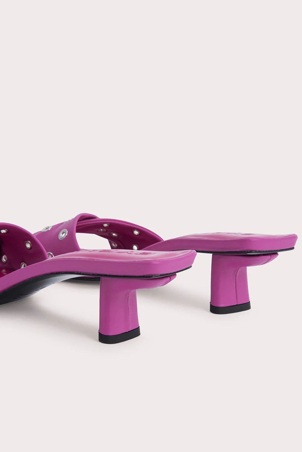 By Far o1mle0824 Rocco Nappa Leather and Eyelets in Fuchsia Size US 8 / IT 38 - 4 Thumbnail