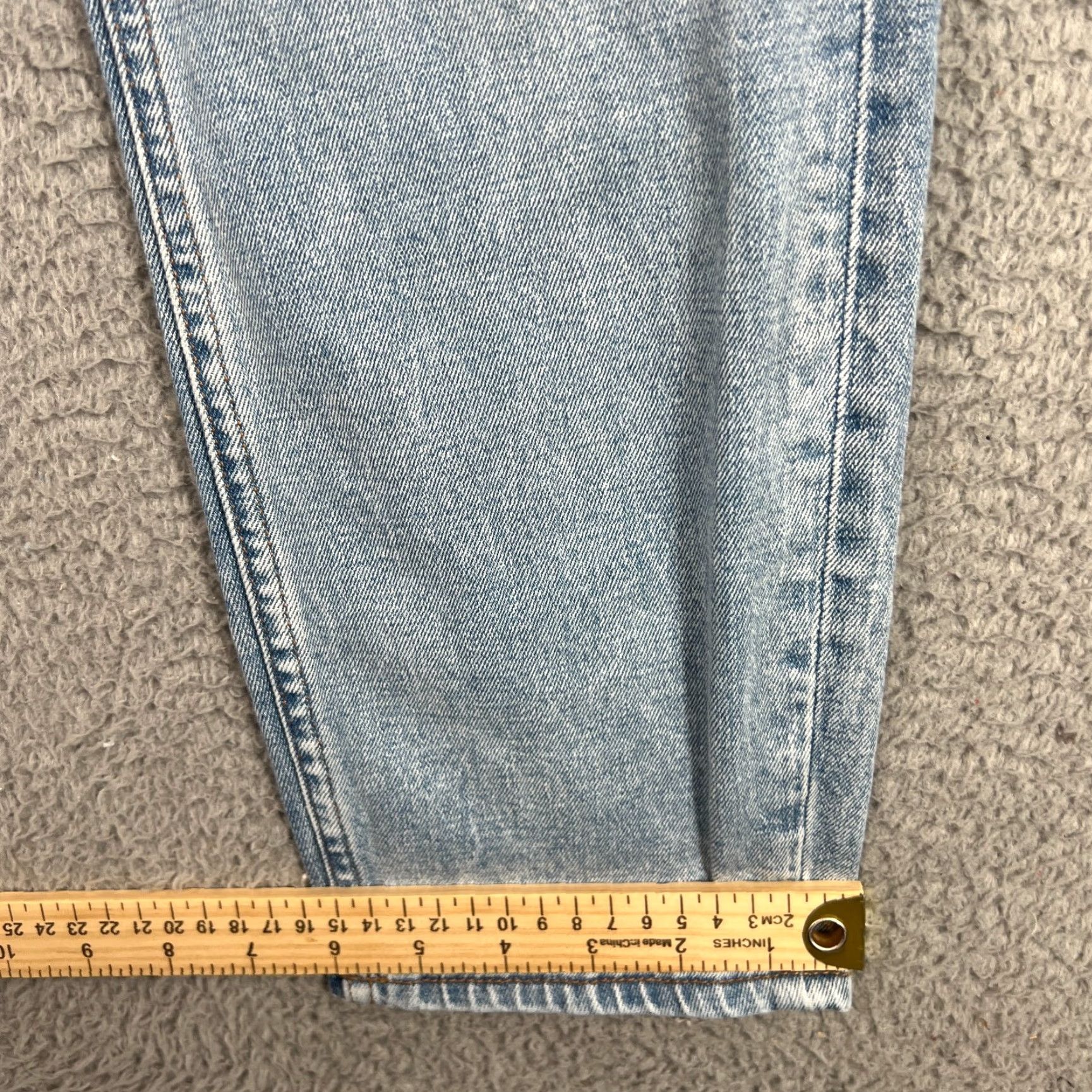 Abercrombie & Fitch VINTAGE Abercrombie & Fitch Women's Skinny Jeans Size 10 High Rise Light Wash Denim Fall Spring Summer Size 32" / US 10 / IT 46 - 4 Thumbnail