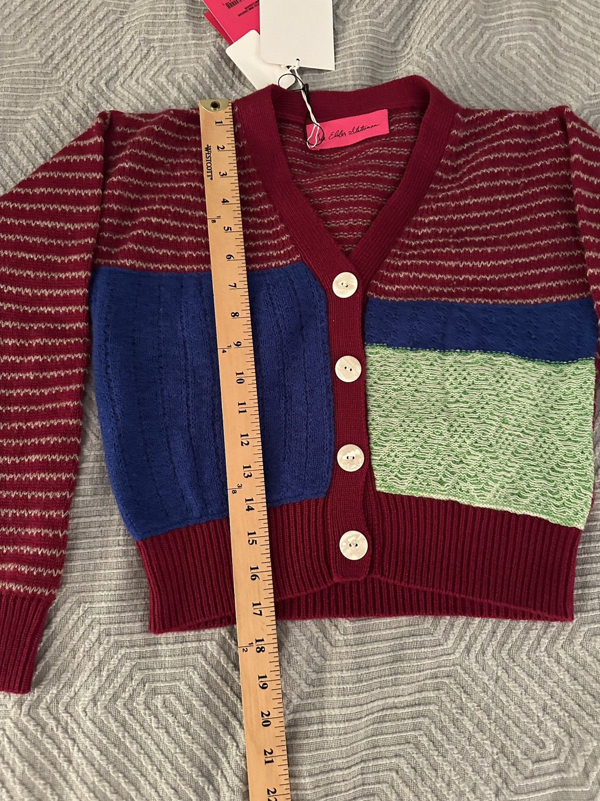 The Elder Statesman The elder statesman cropped cashmere blend cardigan sweater Size XS / US 0-2 / IT 36-38 - 9 Thumbnail